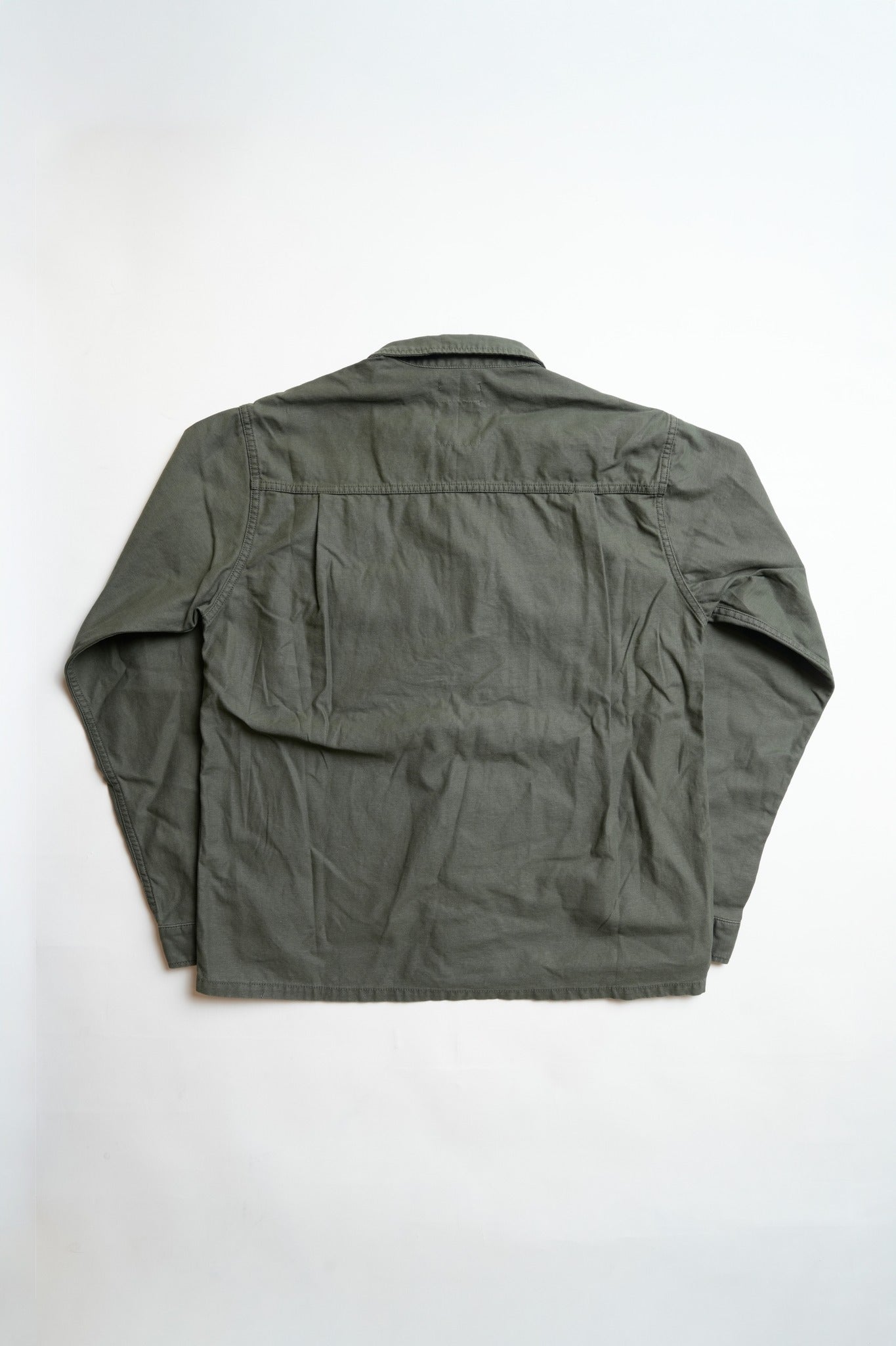COTTON BACK SATIN OG SHIRT - GREEN