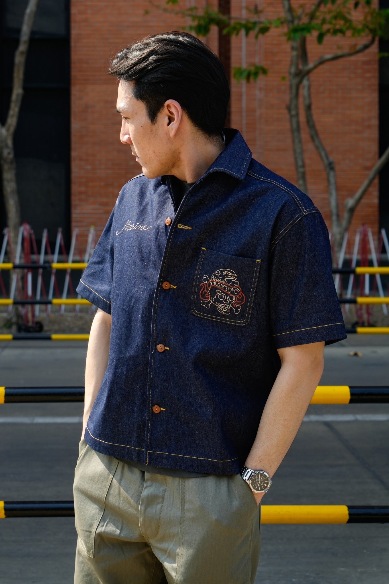 Santa Monica Shirt - Marine Journal