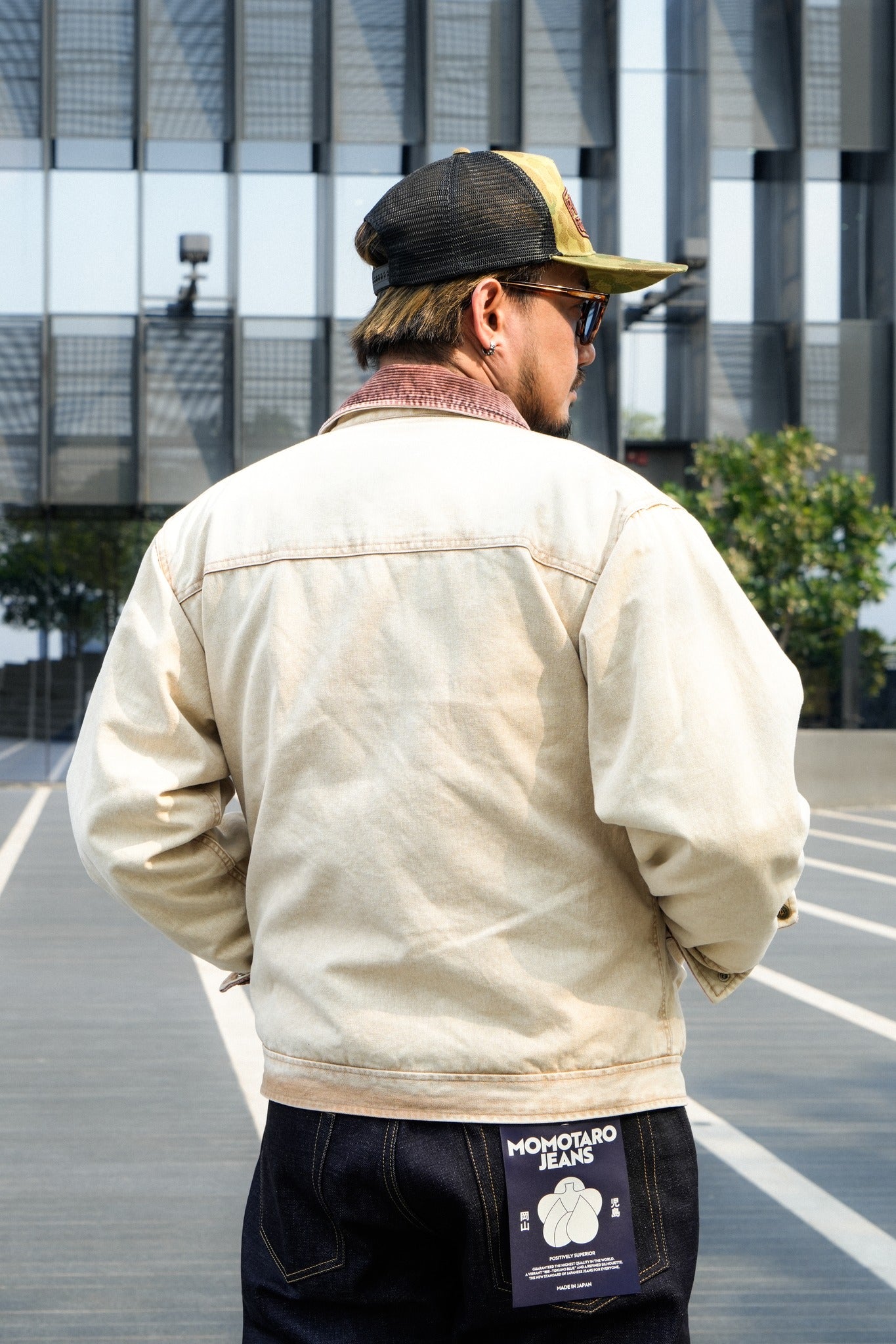 TN15781H TUF-NUT COTTON DUCK WORK JACKET AGING MODEL - CAMEL