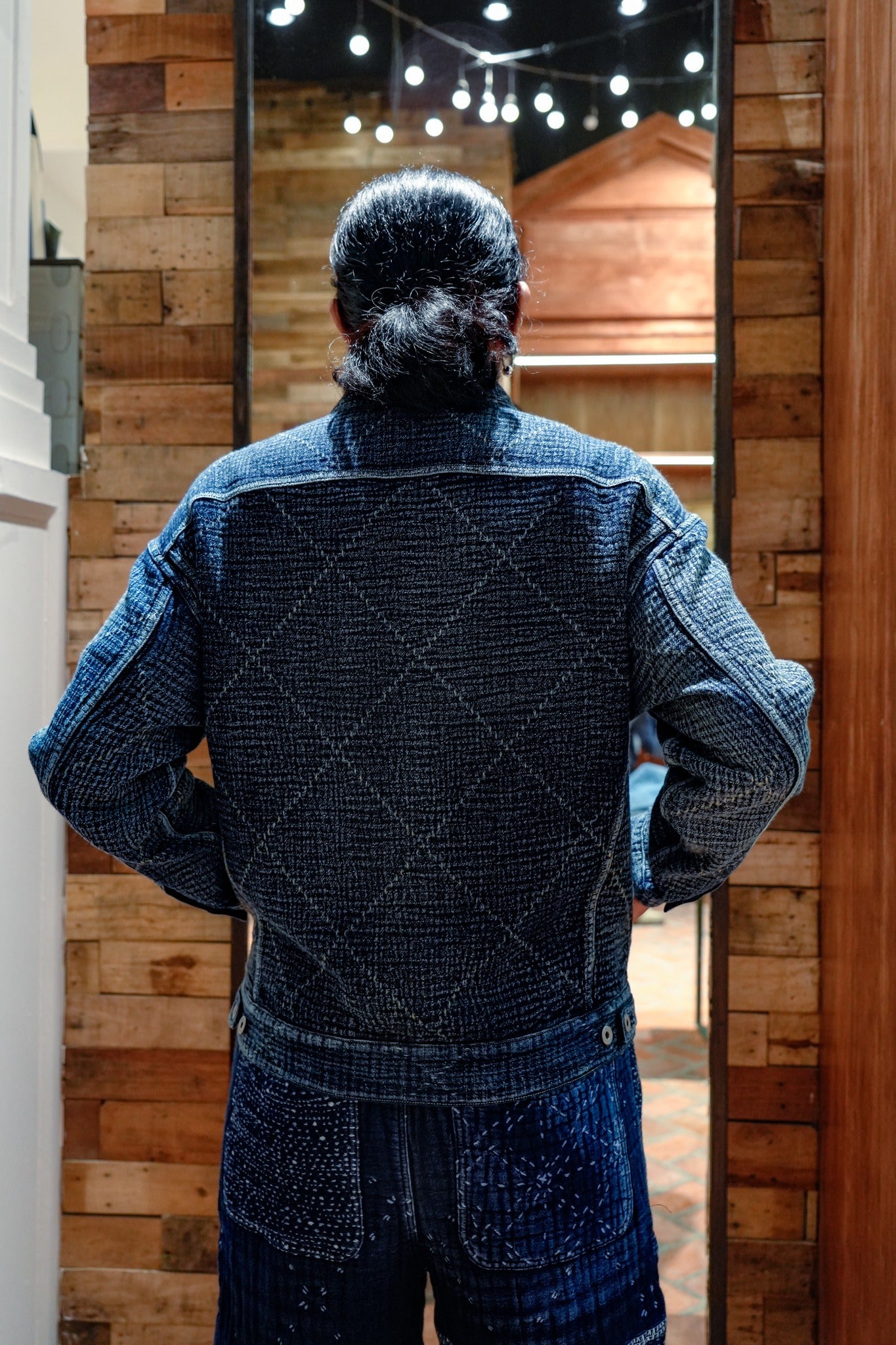 LIGHTWEIGHT SASHIKO  TYPE-3 JACKET - INDIGO