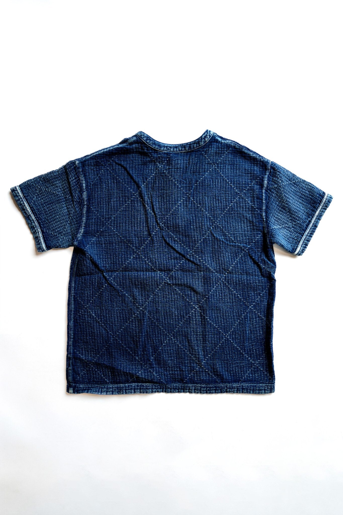SASHIKO HENRY SHIRT - INDIGO