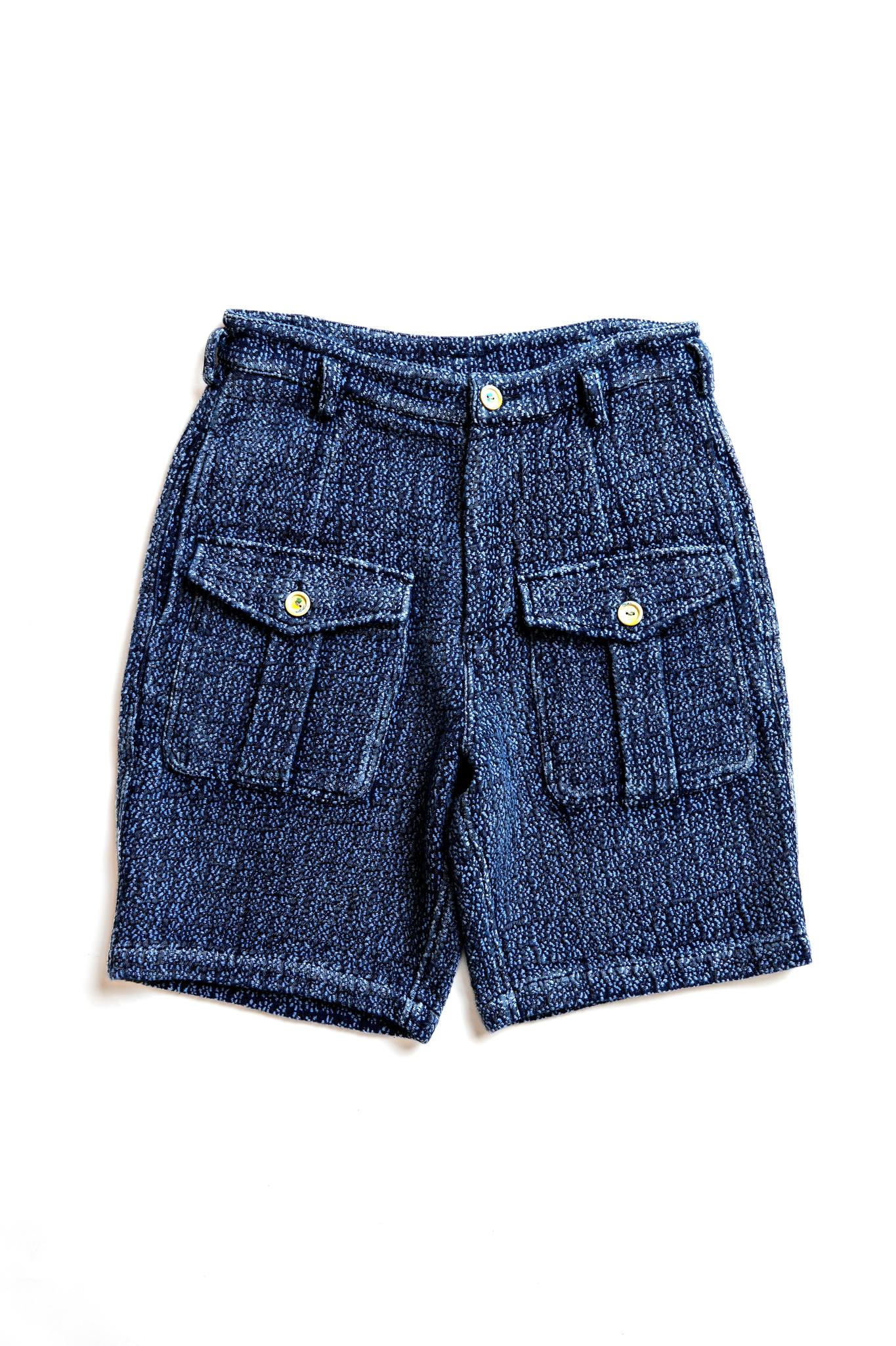 Starry Sashiko Patchwork Pants - INDIGO