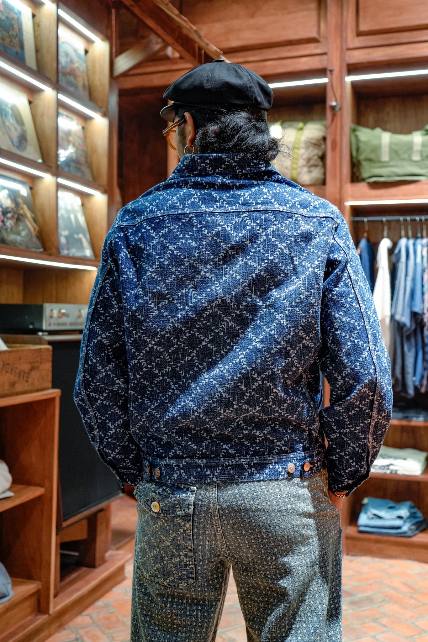 LOVE WABASH ZIMBABWE COTTON 101JACKET - INDIGO