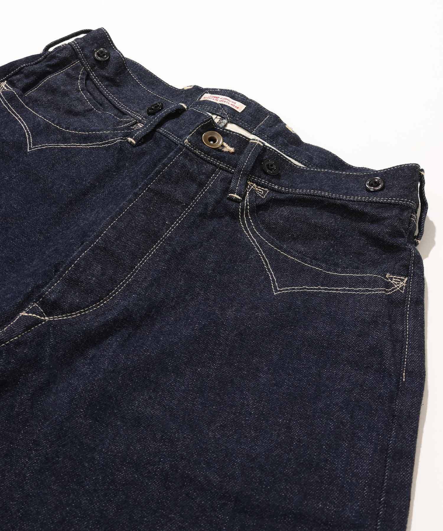 GS2529917 PITMANS DENIM WAIST OVEROLLS - INDIGO