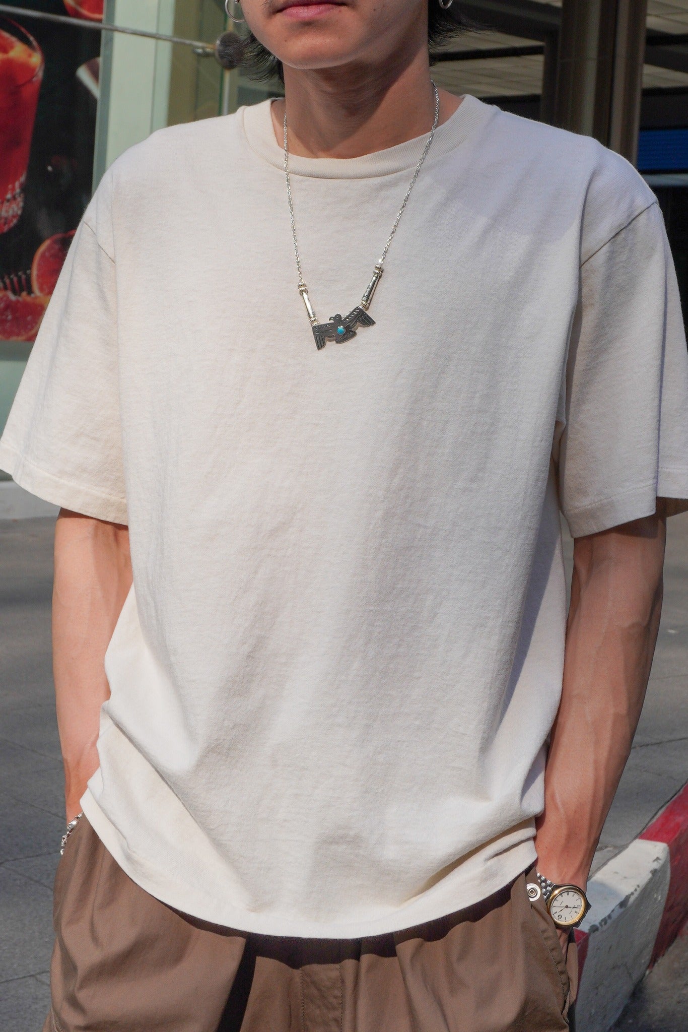 6oZ PRINTABLE TUBE TEE  S/S - IVORY