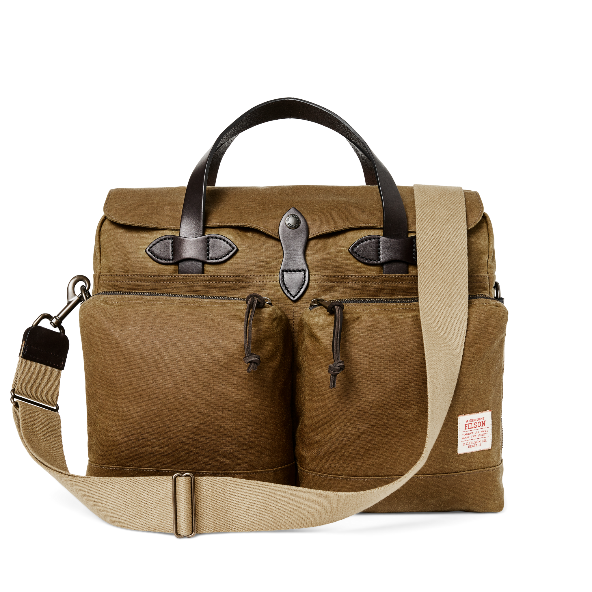 24 HOUR TIN BRIEFCASE - DARK TAN