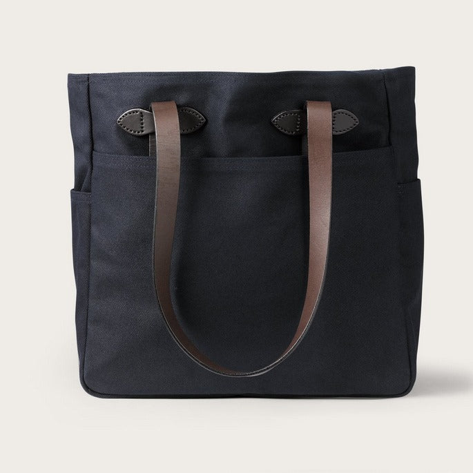 TOTE WITH OUT ZIPPER - NAVY