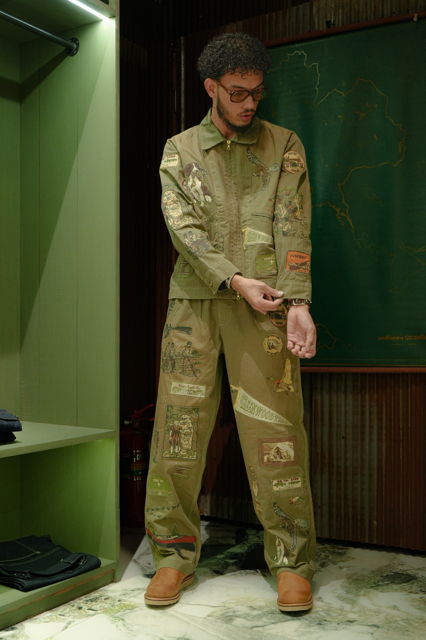 Trail Zip Jacket - Army Green