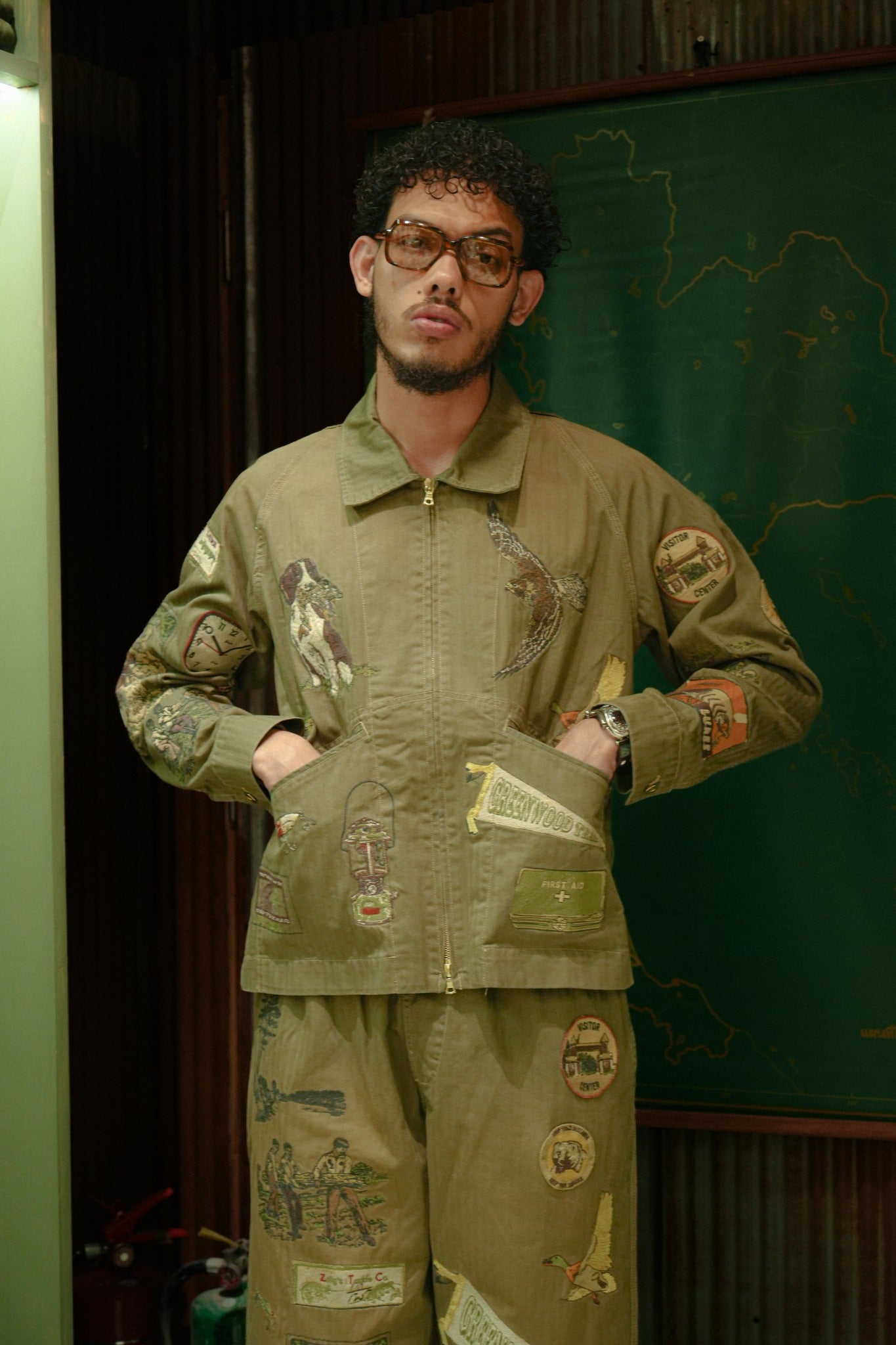 Trail Zip Jacket - Army Green