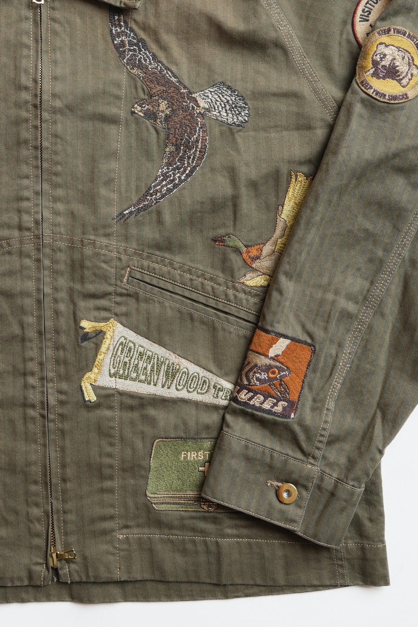 Trail Zip Jacket - Army Green