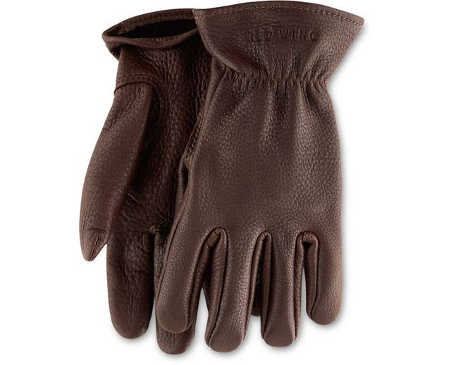 95235 GLOVE BUCKSKIN LEATHER - BROWN