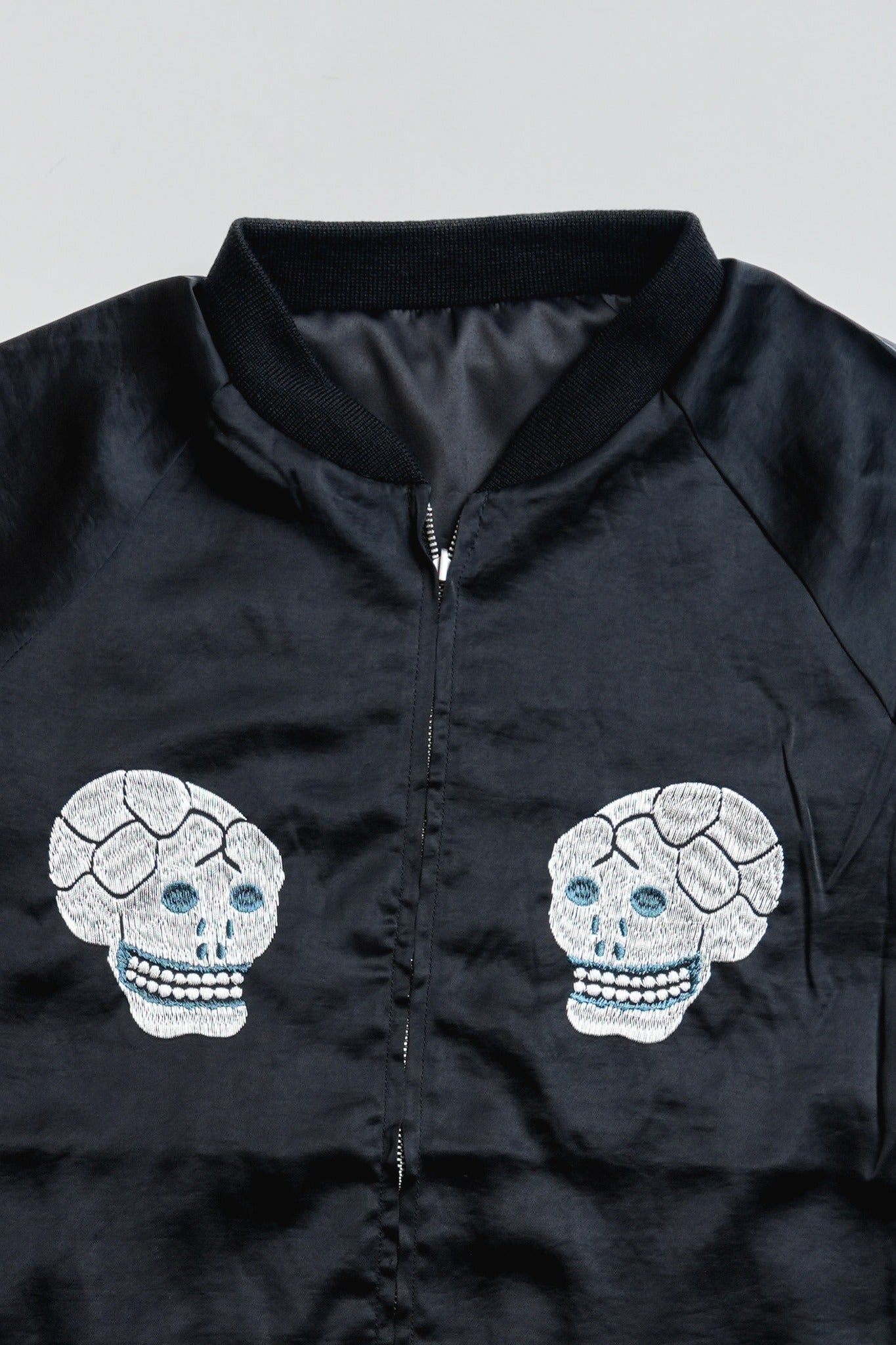 SNAKE & SKULL SOUVENIR JACKET - BLACK