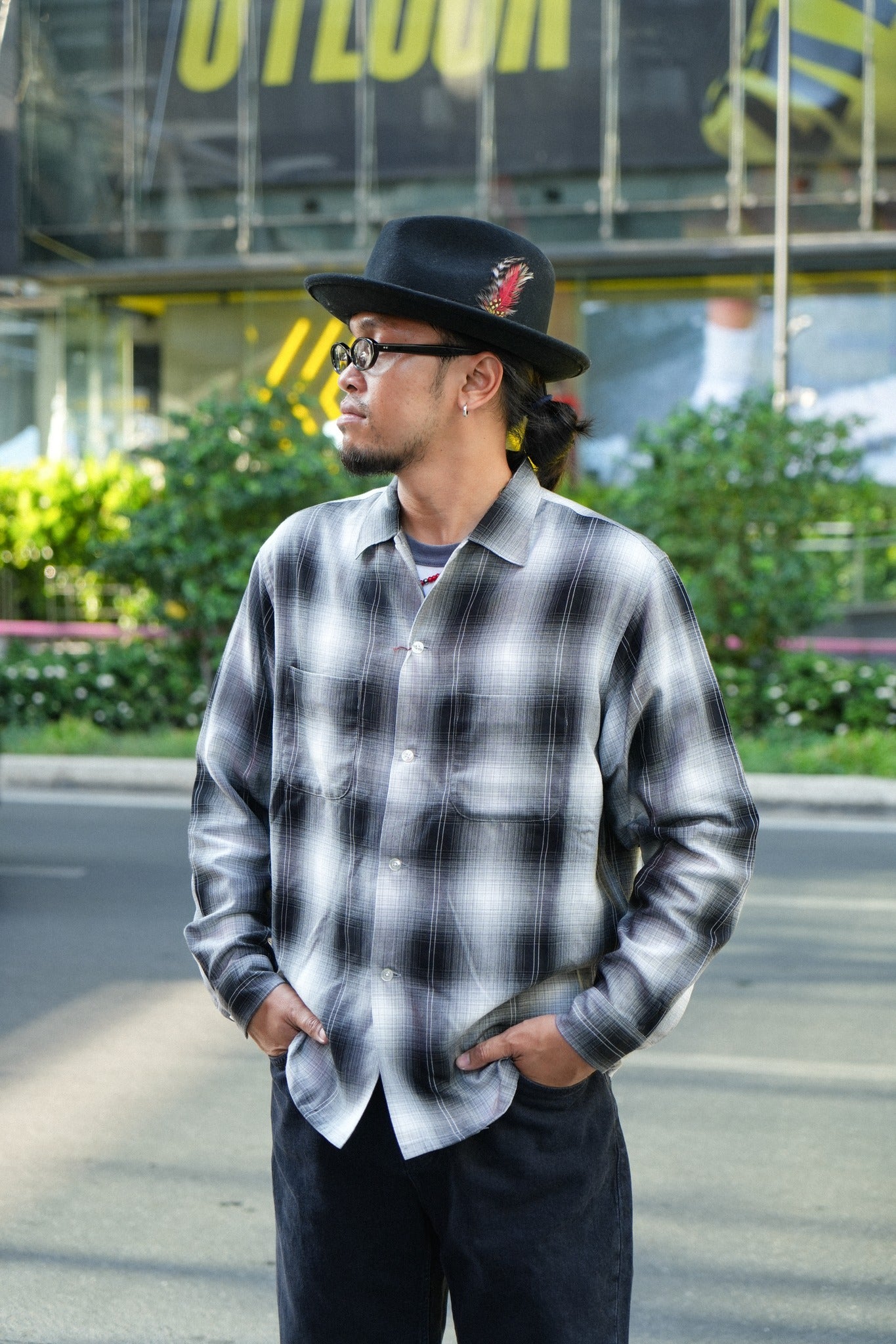 60S BOX SHIRT - GREY