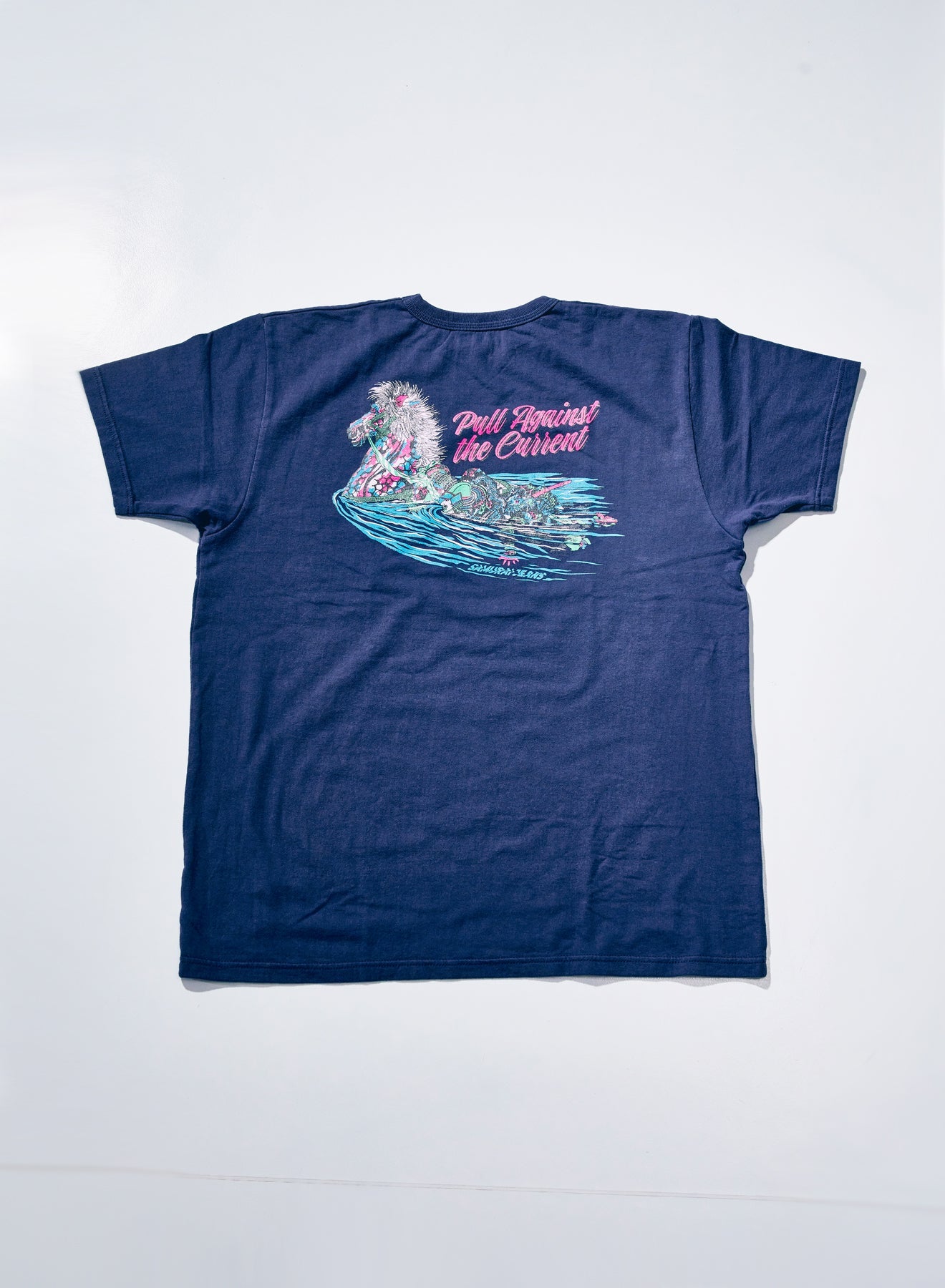 SJST26-106 (Aged Cotton Inlay Loopwheel T-Shirt) - DARK PURPLE