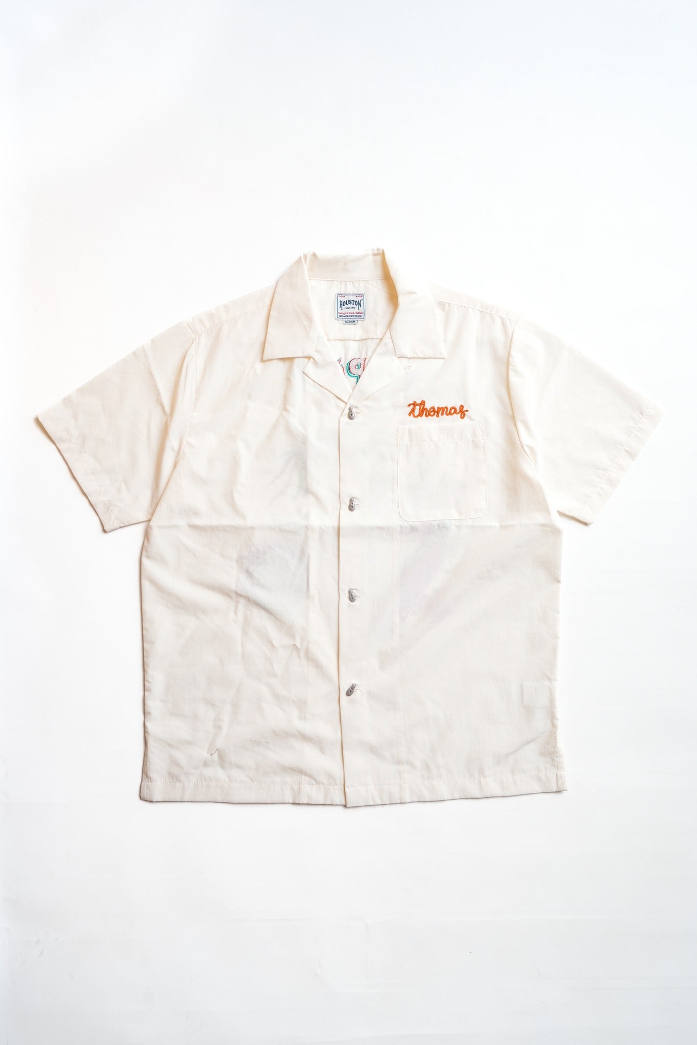 41319 BROAD BOWLING SHIRT(DRAGON BOWL) - OFF WIHTE