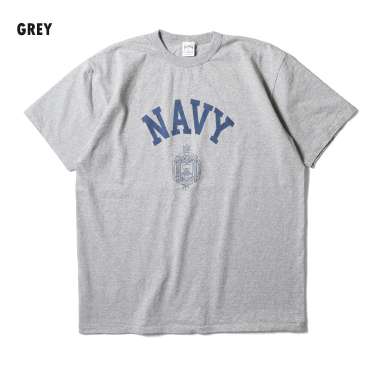 22421 X U.S.NAVY PRINT TEE - GREY