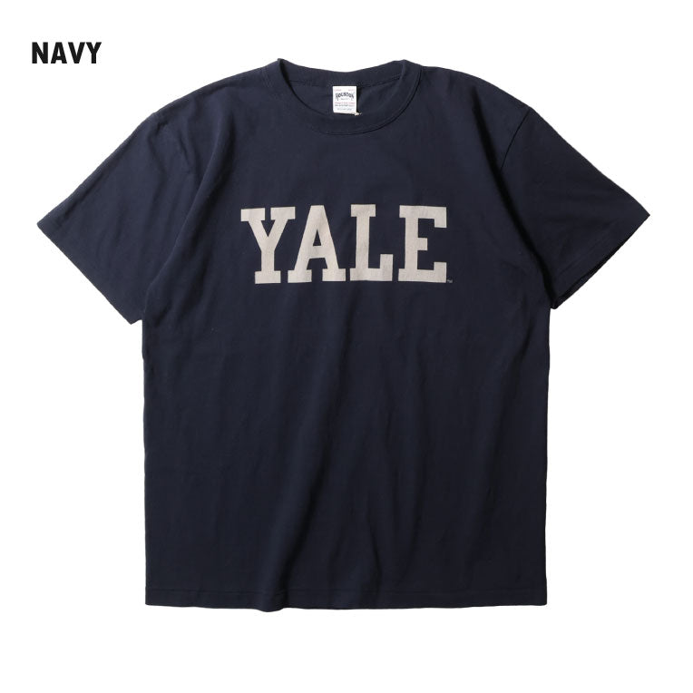 22422 X YALE PRINT TEE - NAVY