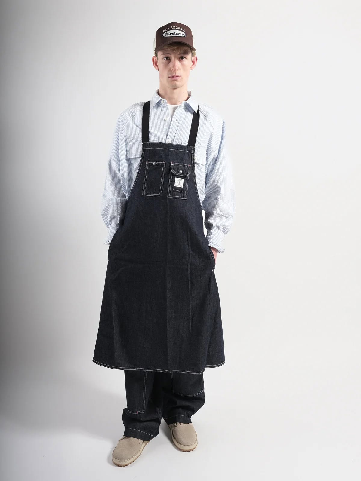 Apron R.R.WORKWEAR x E.G. Denim - Rinse Indigo