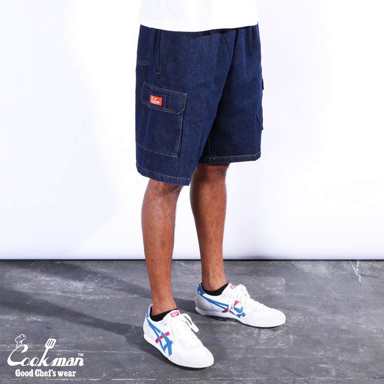 CHEF SHORT PANTS CARGO DENIM - NAVY