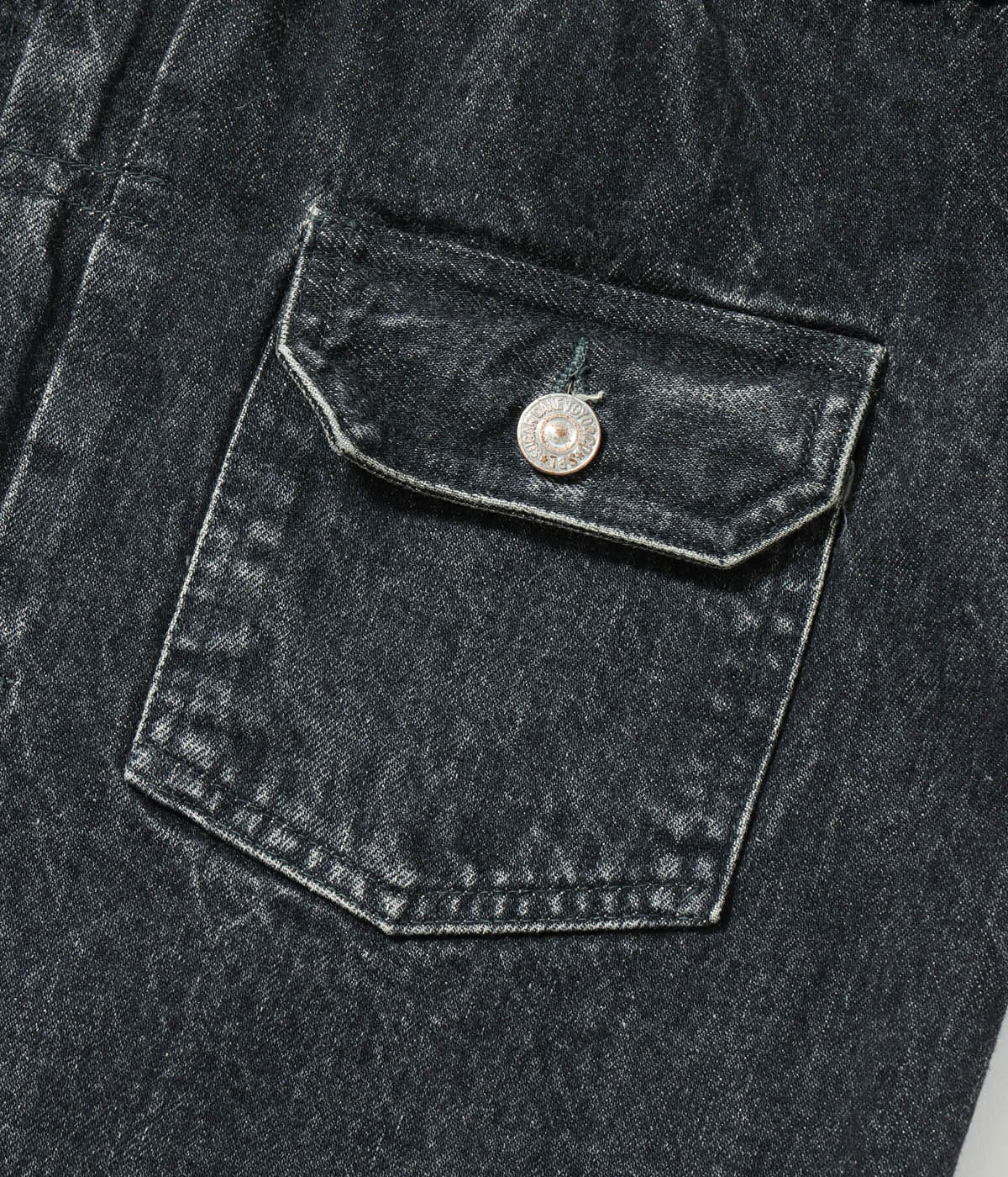 SC15650H 14.25oz. BLACK DENIM JACKET 1953 AGED MODEL - INDIGO