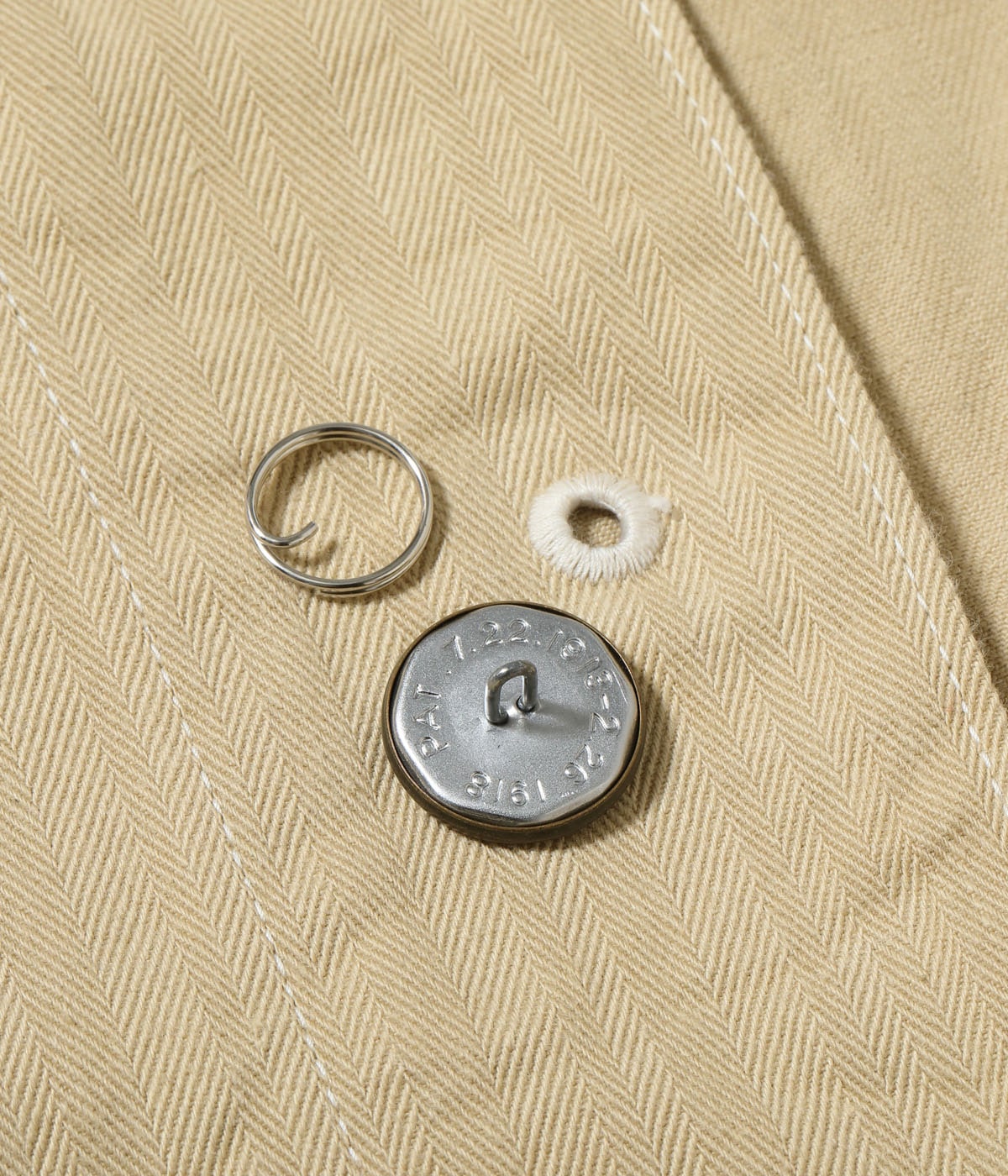HD15908 HEADLIGHT 10oz. RANDOM HBT WORK COAT - WHEAT