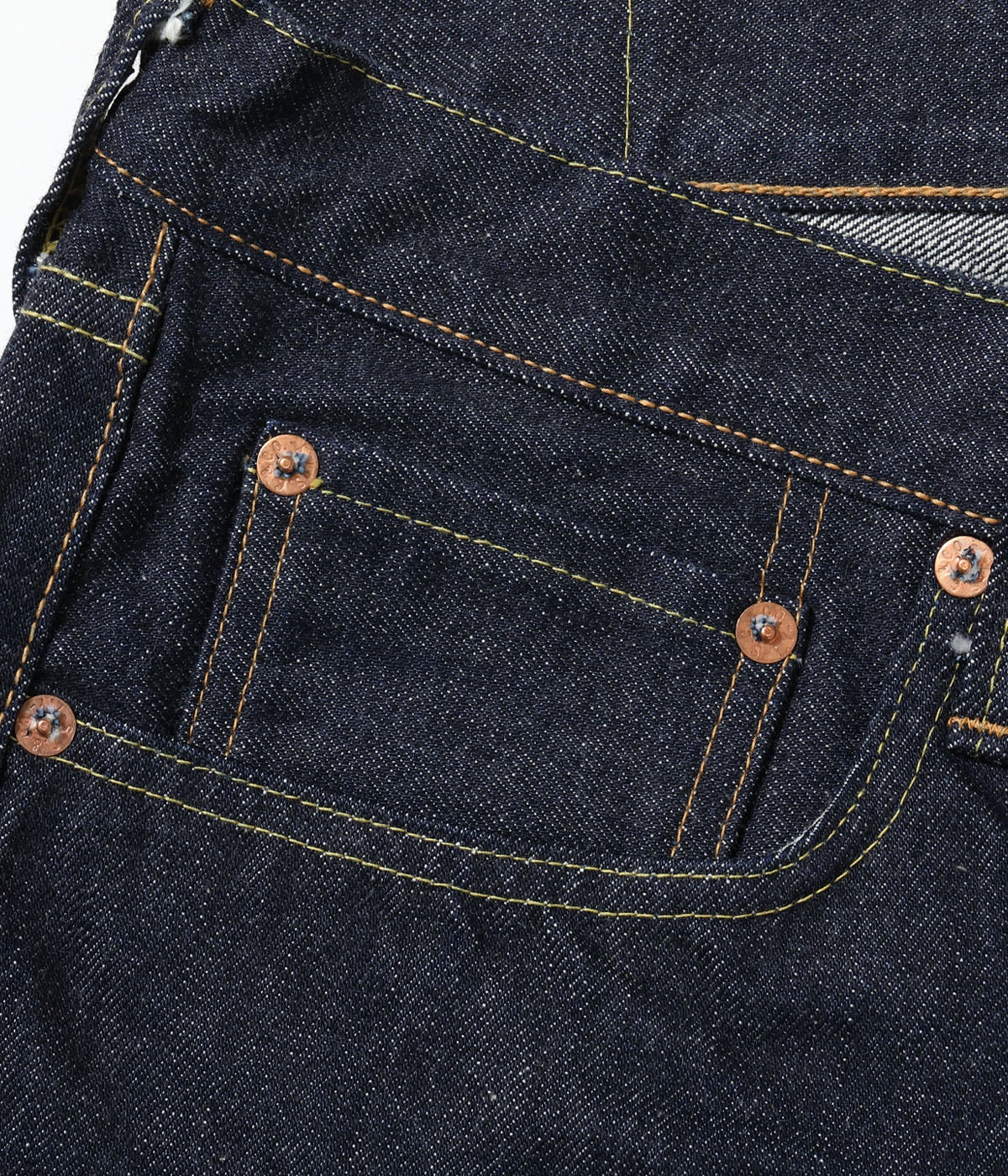 SC51947 14.25oz. DENIM 1947 MODEL SHORTS - INDIGO