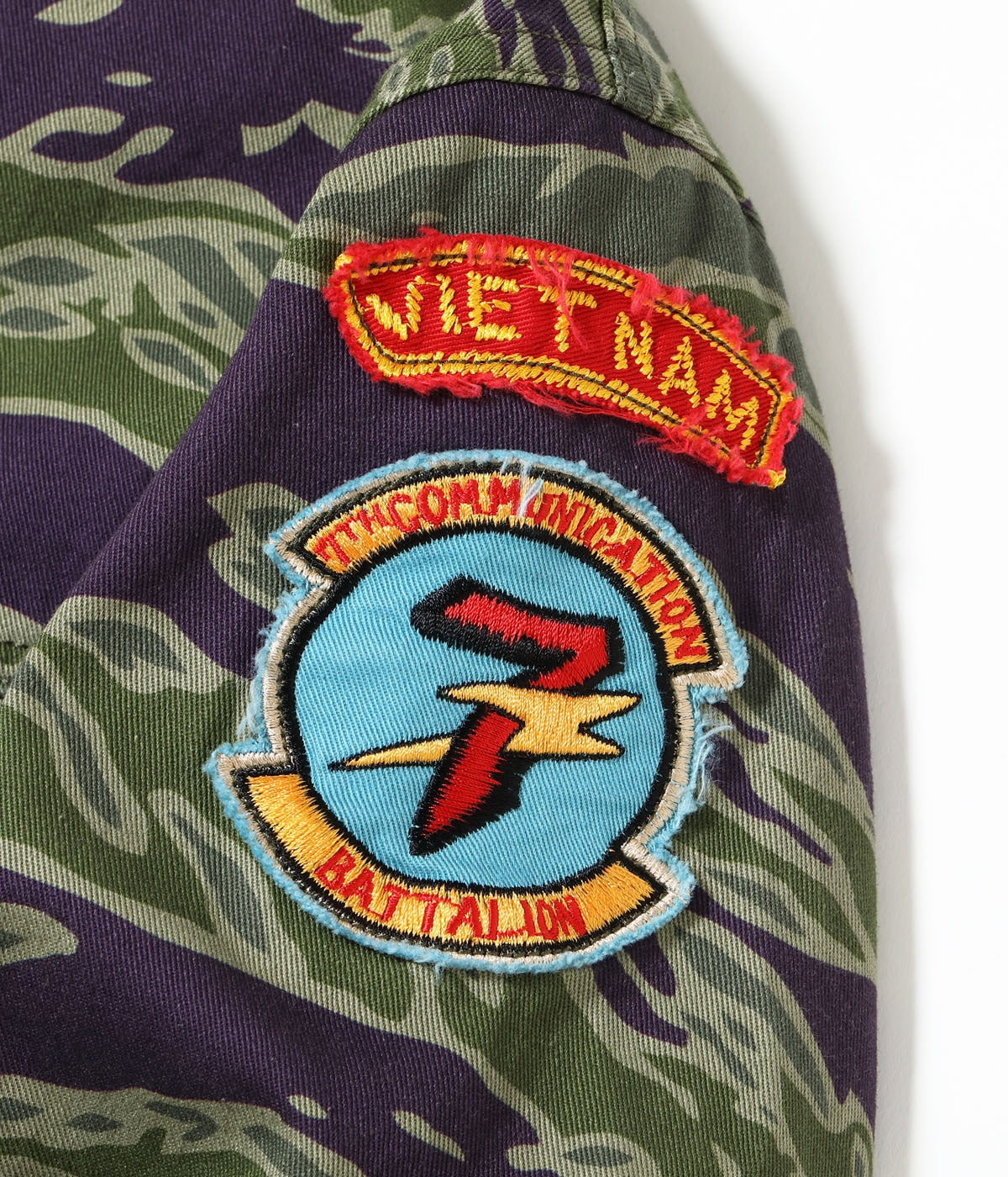 TT15981 Tiger Camouflage Vietnam Tour Jacket 7th COMM. - CAMOUFLAGE