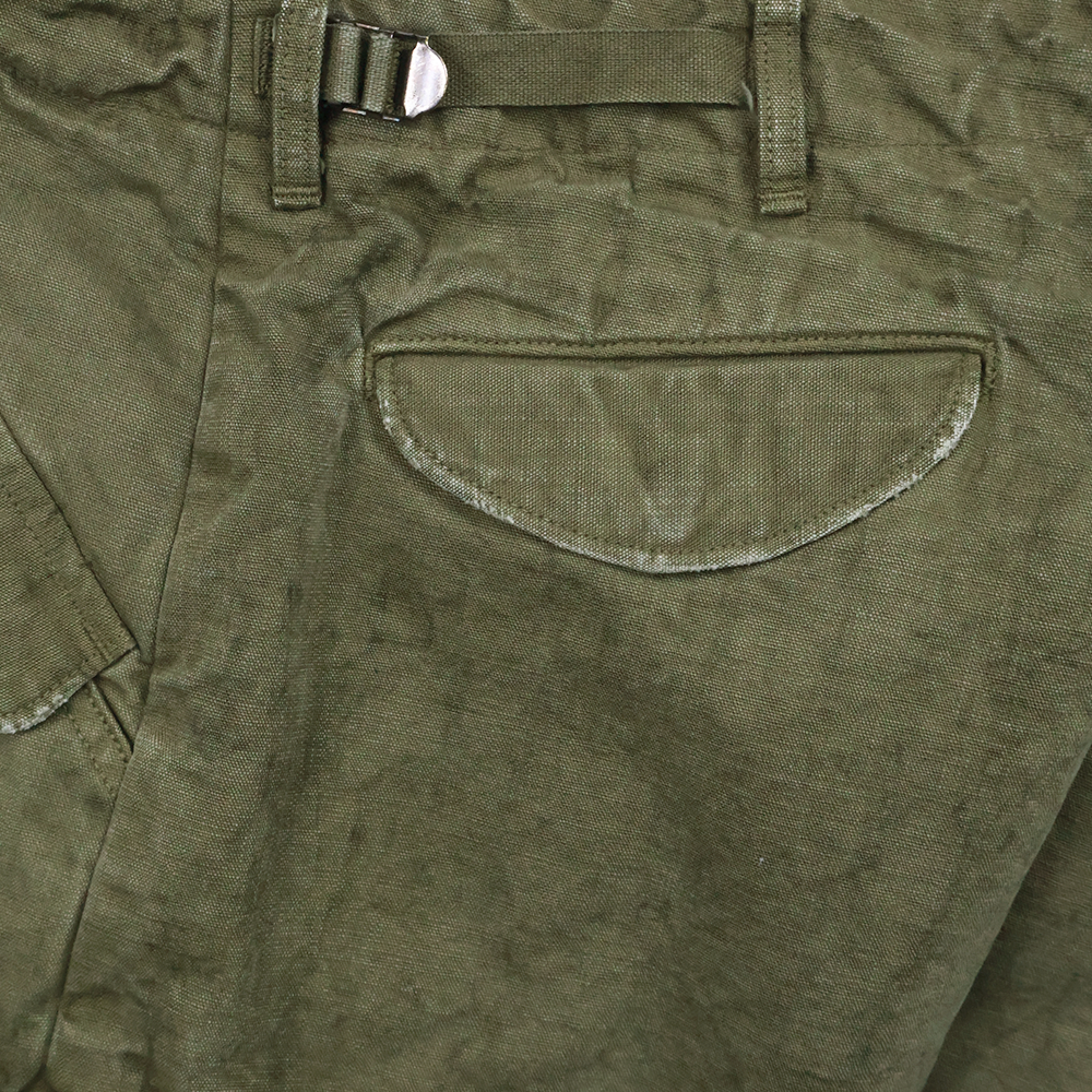 1144VE Tent Cloth Field Cargo Shorts VE (Vintage Effect) - O.D