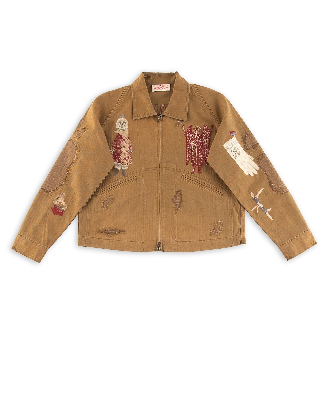 CIRCUS ZIP JACKET - BEIGE