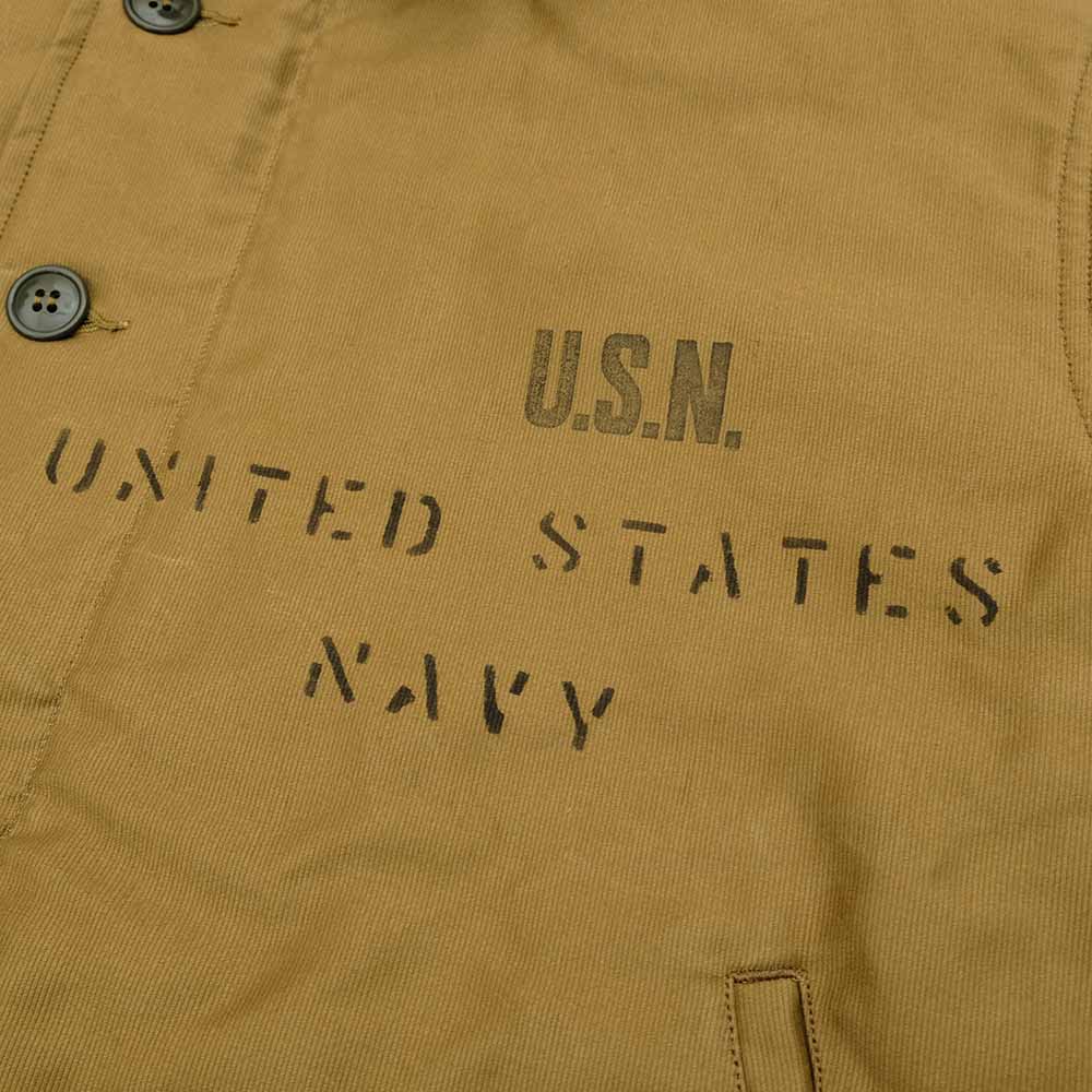 BR15766 N-1 NAVAL CLOYHING DEPOT DEMOTEX-ED STENCIL MIDWAY - KHAKI