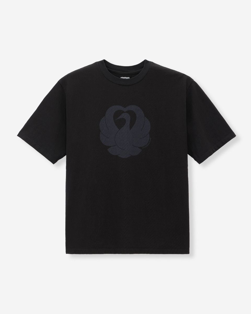 MXTS10445S HEAVY OUNCE S/S TEE-CRANE - BLACK