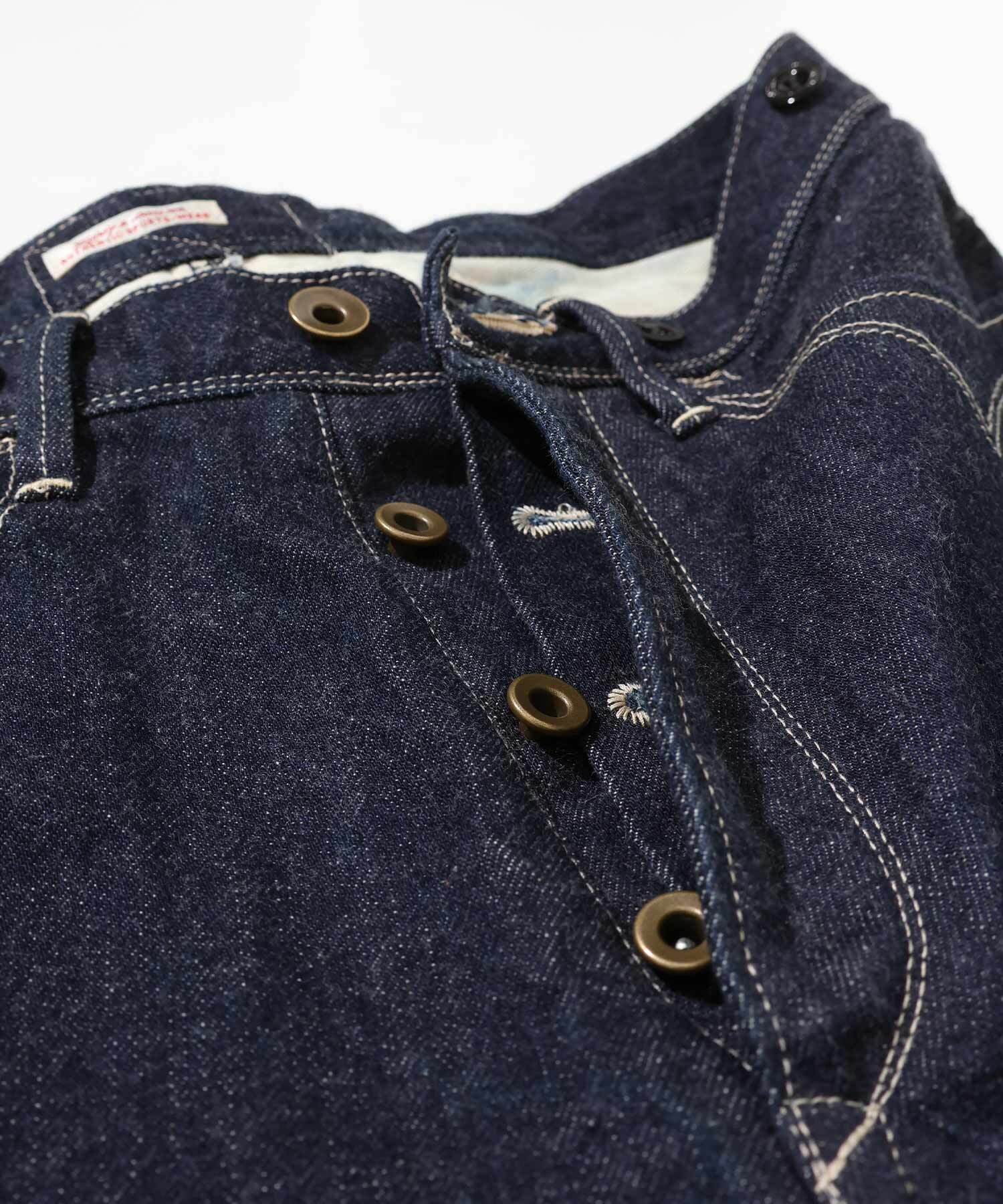 GS2529917 PITMANS DENIM WAIST OVEROLLS - INDIGO
