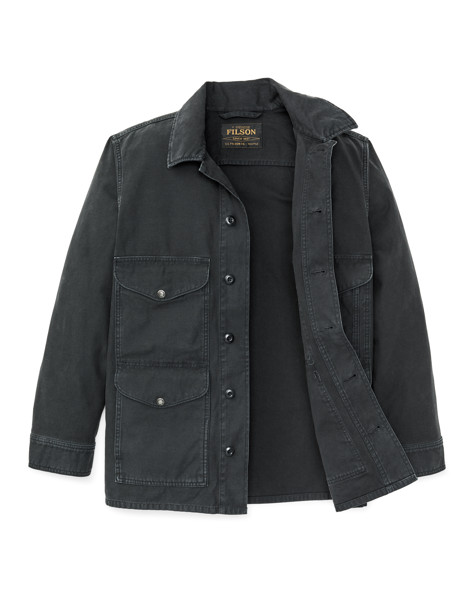 FIELD CRUISER JACKET - WASHED FADED BLACK