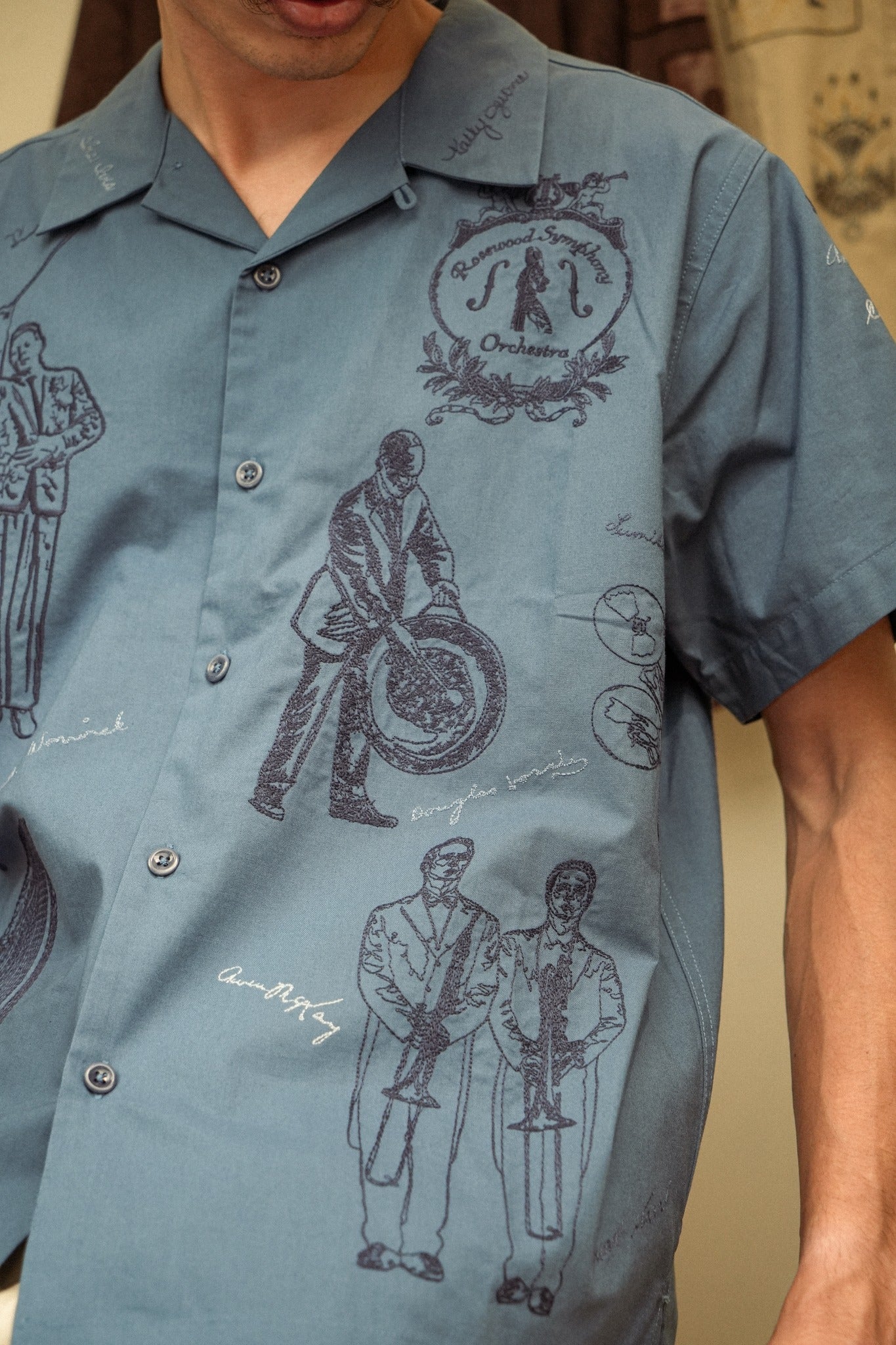 Orchestra Camp Shirt - Deep Blue