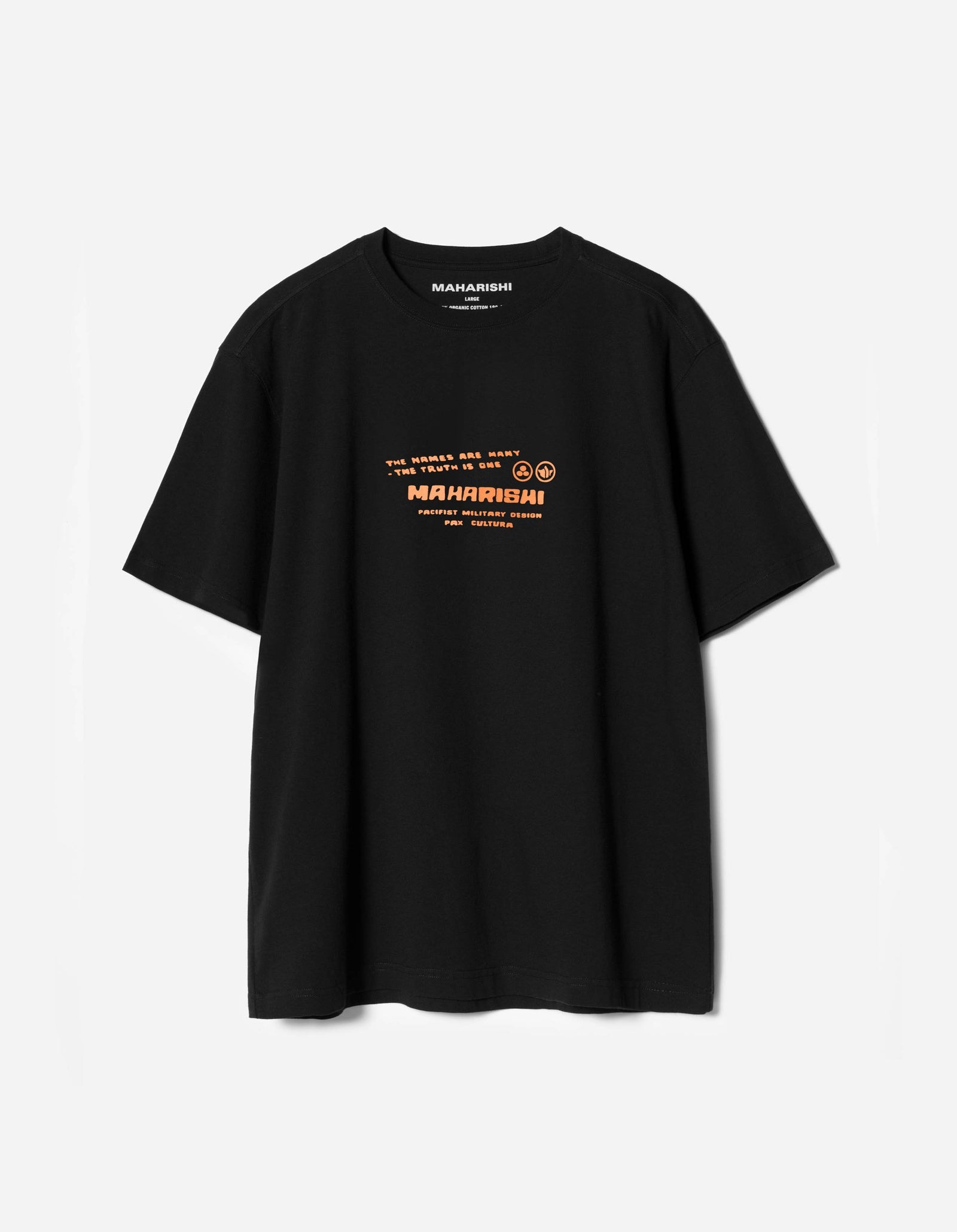7262 JAPANESE MENKO CARD TEE S/S - BLACK