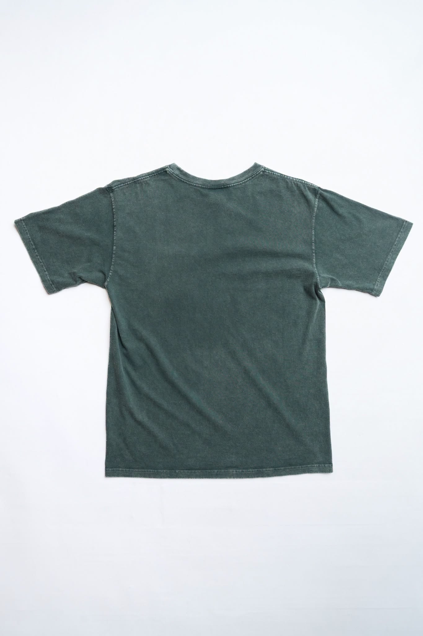 VINTAGE DYE CREW POCKET TEE S/S - D GREEN