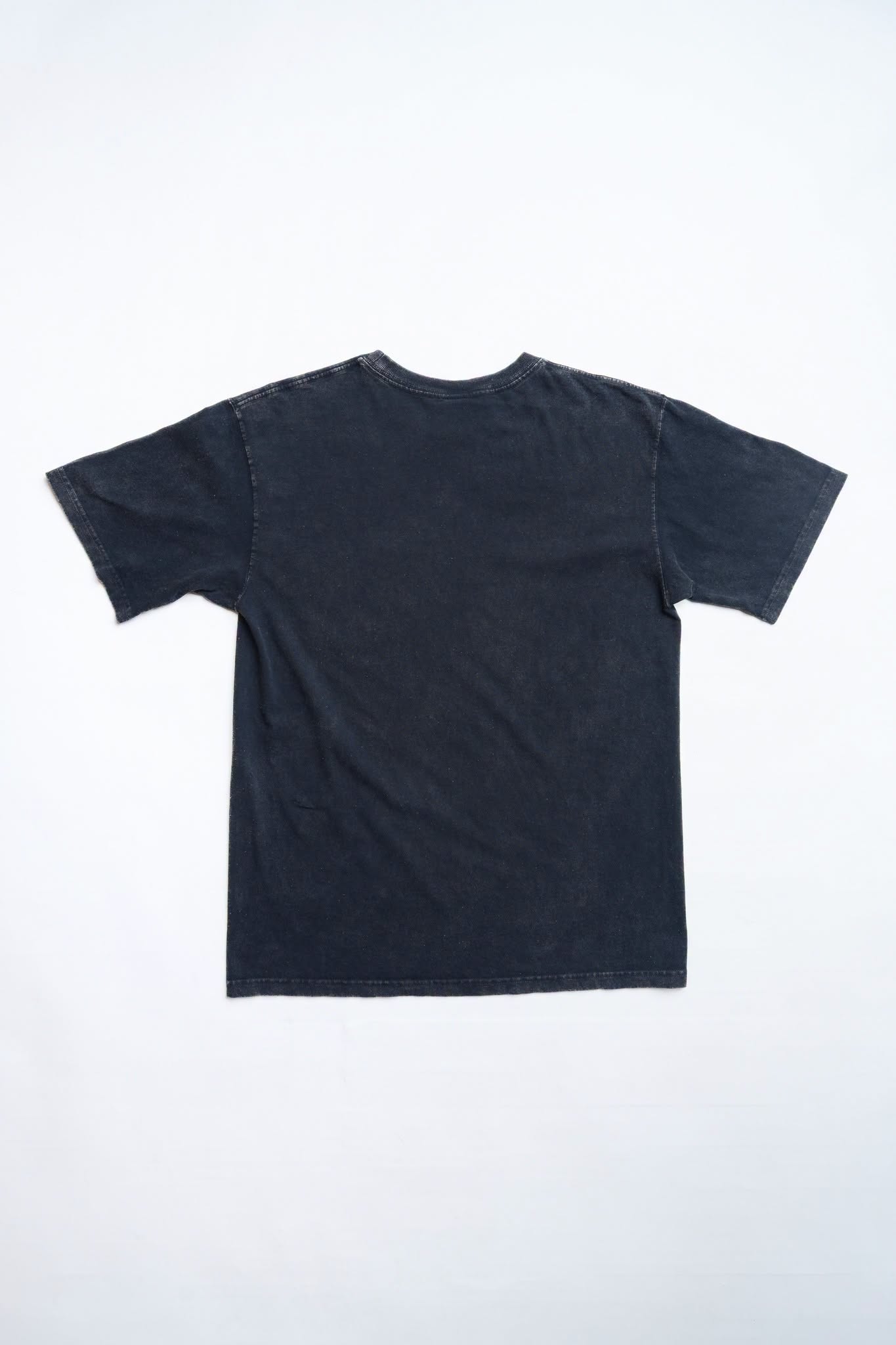 VINTAGE DYE CREW POCKET TEE S/S - P BLACK