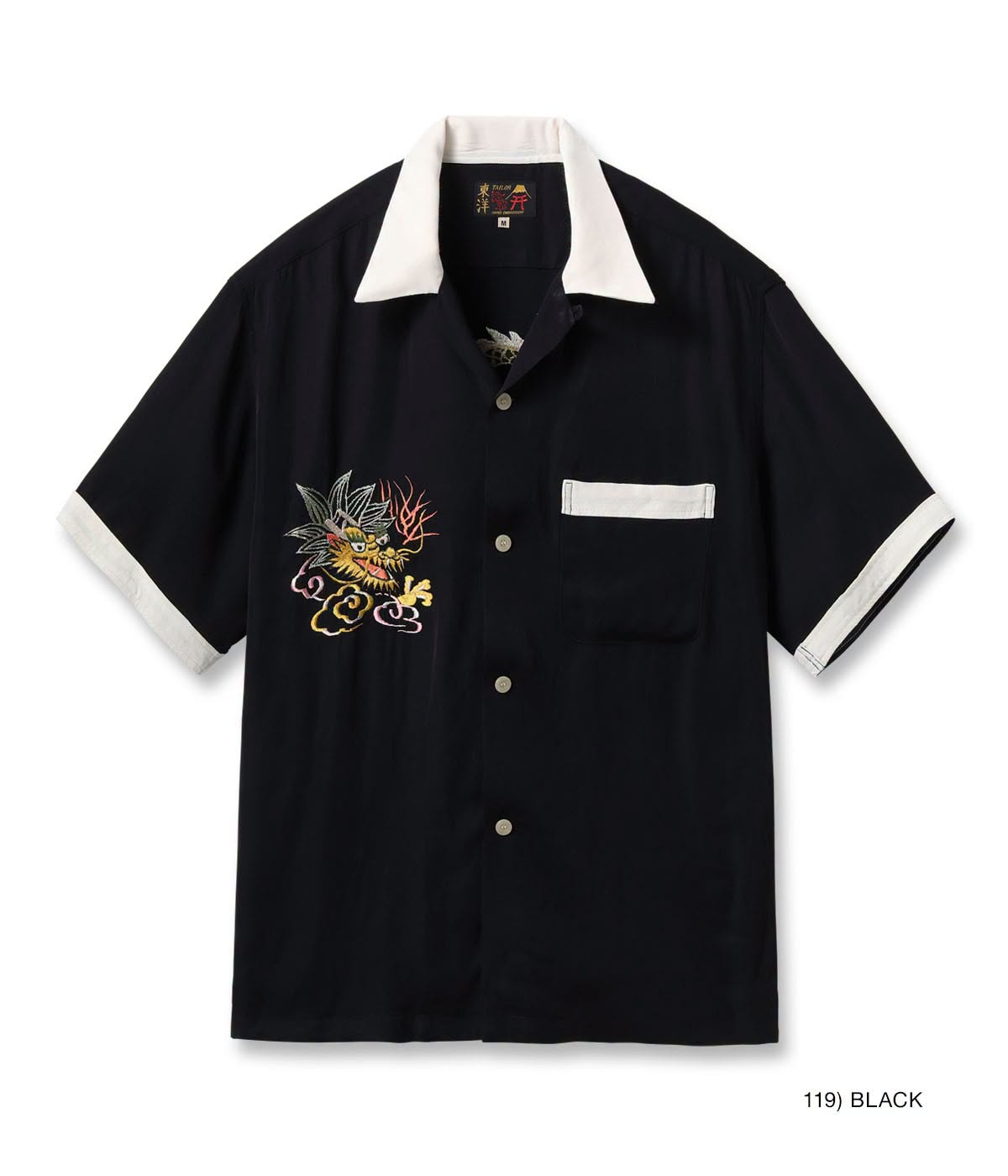 TT39701 SUKA SHIRT “DRAGON” - BLACK