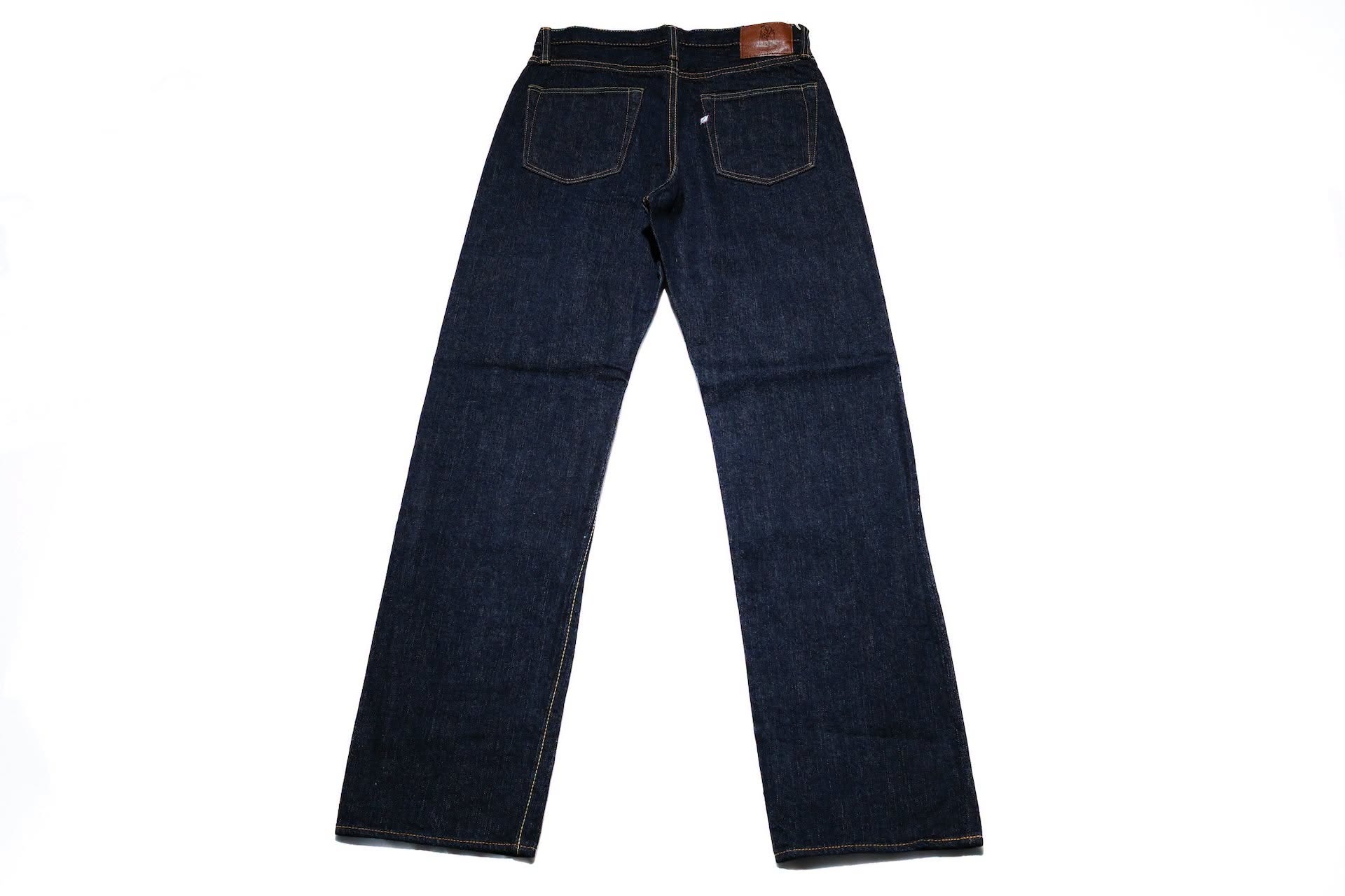 XX-002 14oz Denim Piped Straight Wash - INDIGO
