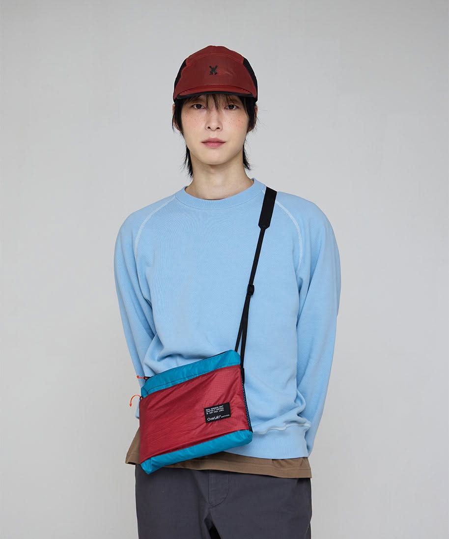 OVPR-132-Utility sacoche bag - RED/BLUE