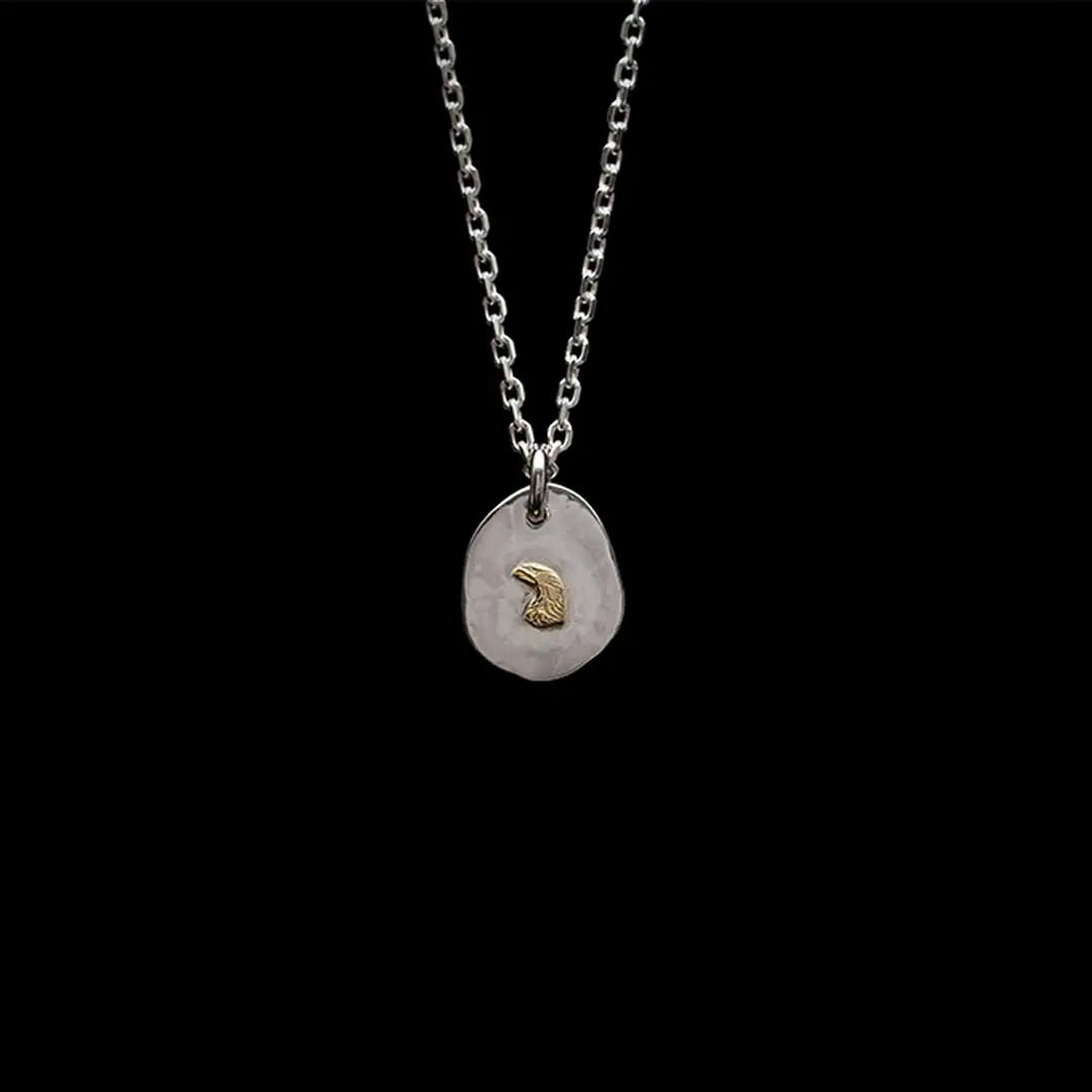 EFNL-0038 18K EAGLE HEAD PENDANT