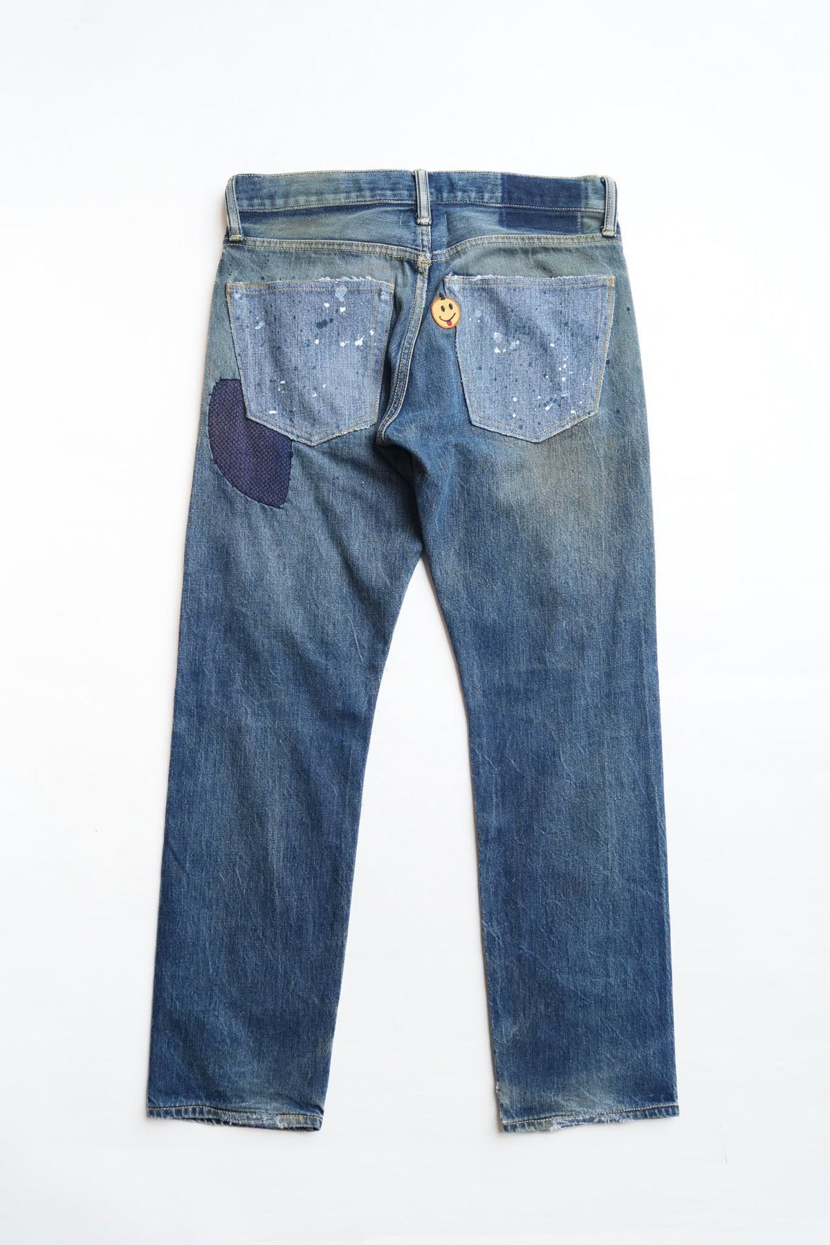 REMAKE PATCHED DENIM PANTS - VINTAGE