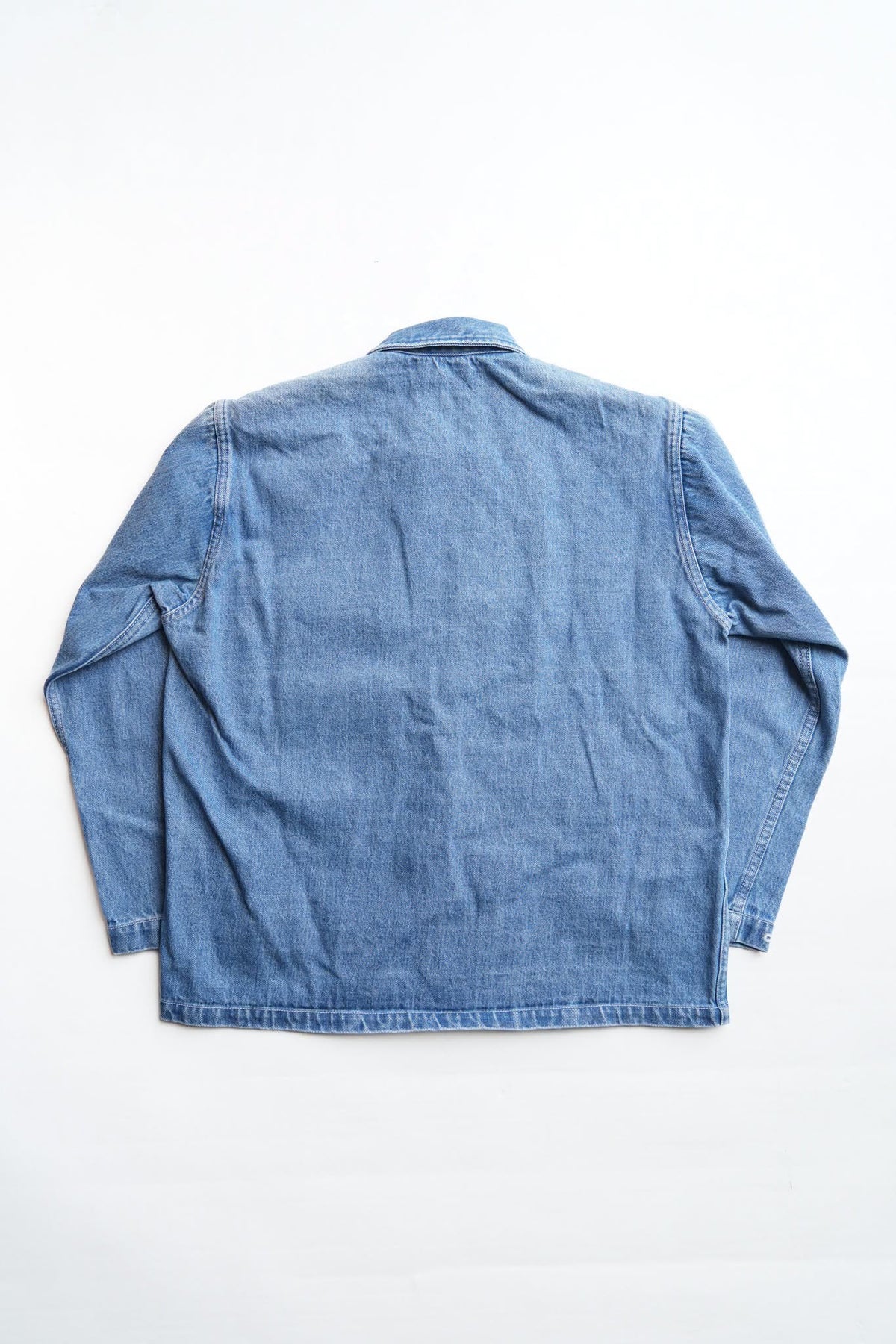 COTTON 11.5oz SELVEDGE DENIM P-44 JACKET WITH PAINT - INDIGO
