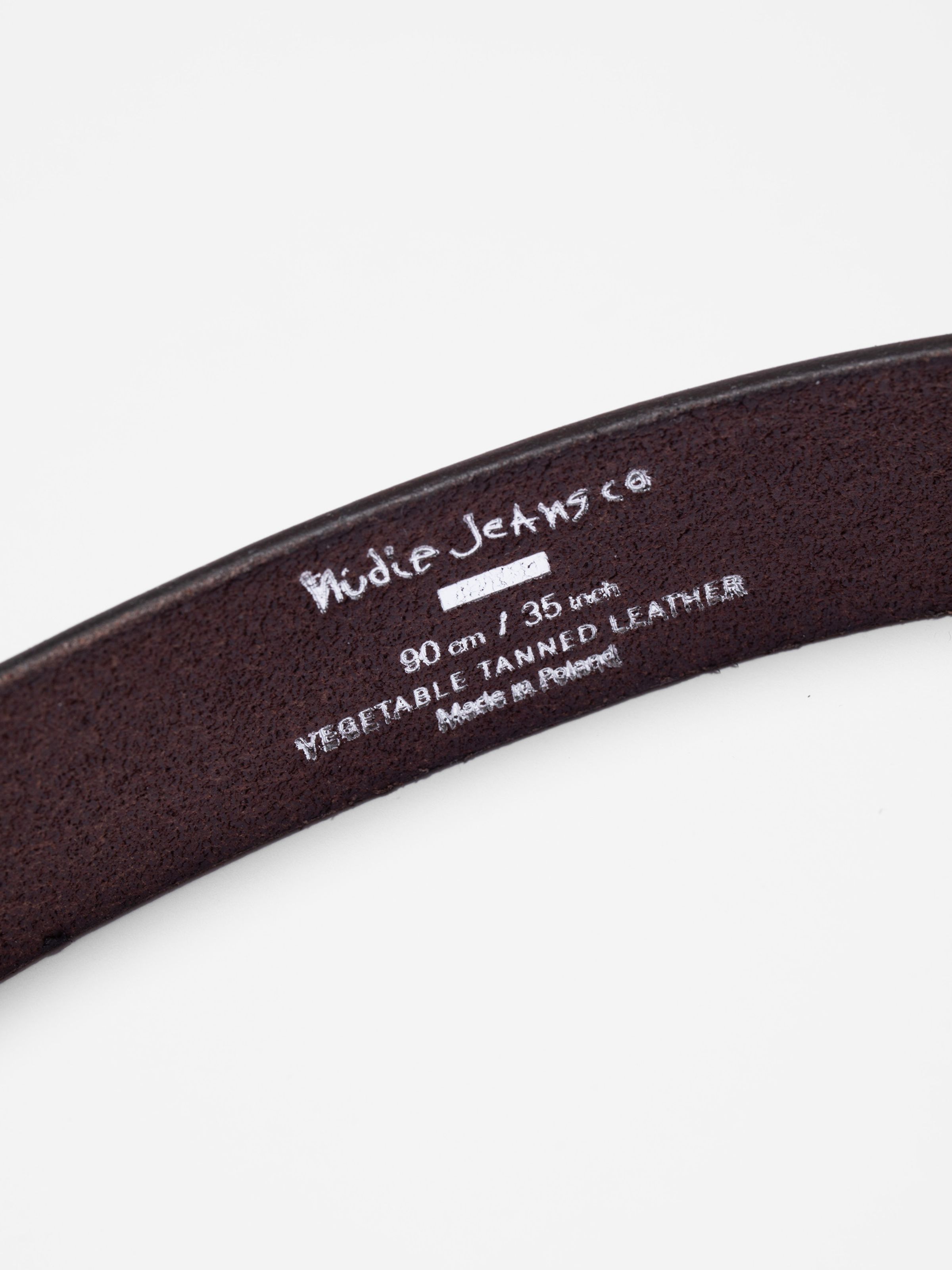 WESTERN SILVER BELT - DARK BROWN