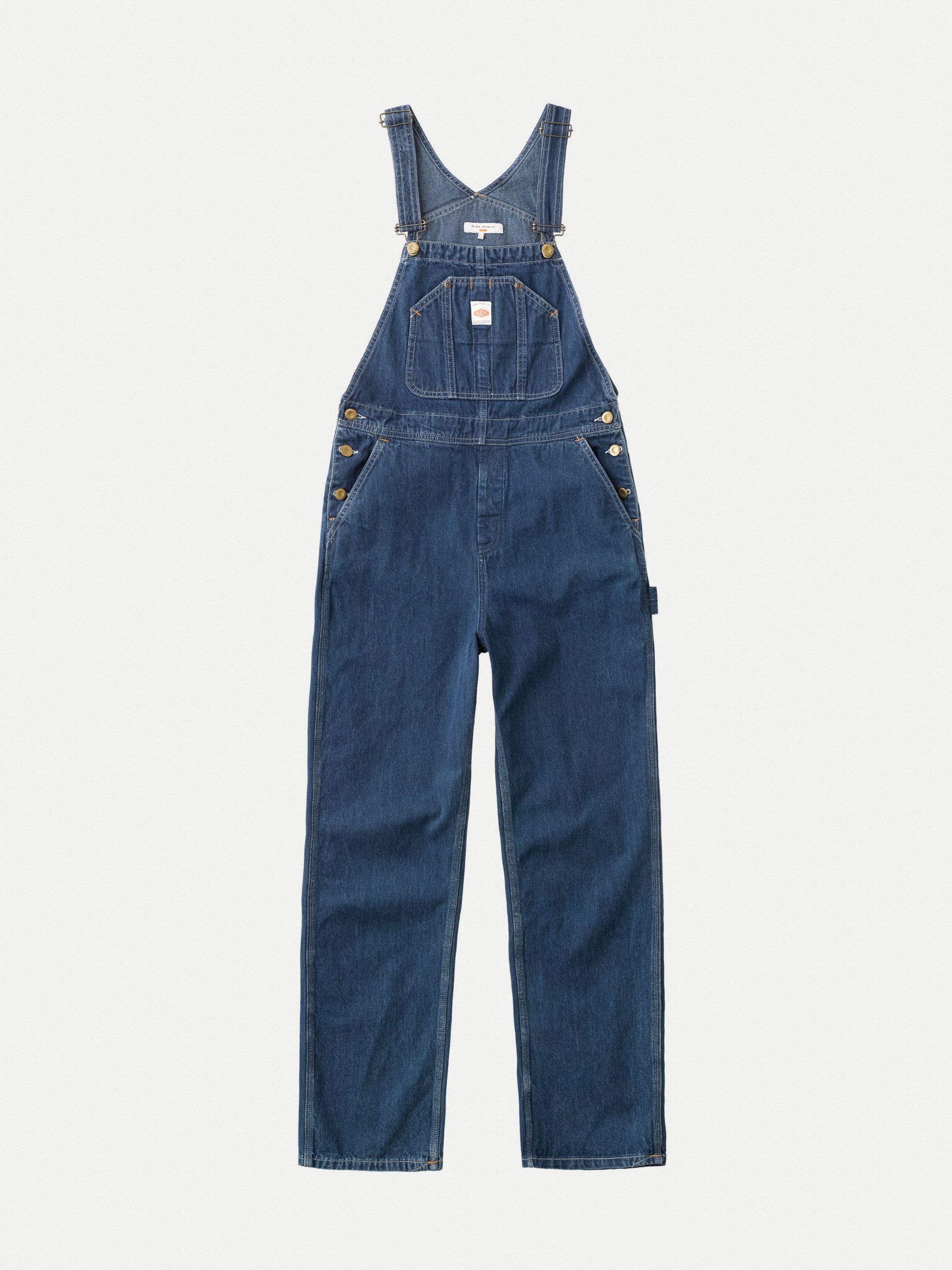 ASTRID DENIM DUNGAREES - UTILITY DENIM