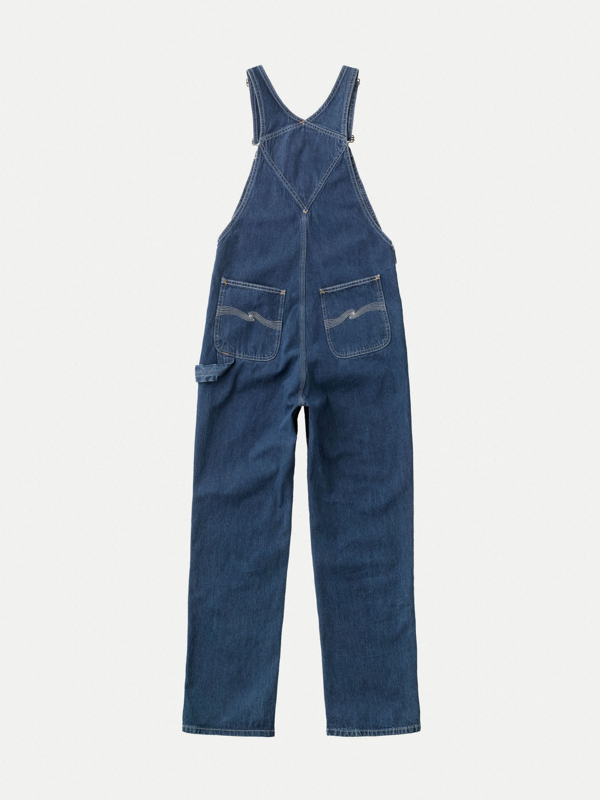 ASTRID DENIM DUNGAREES - UTILITY DENIM