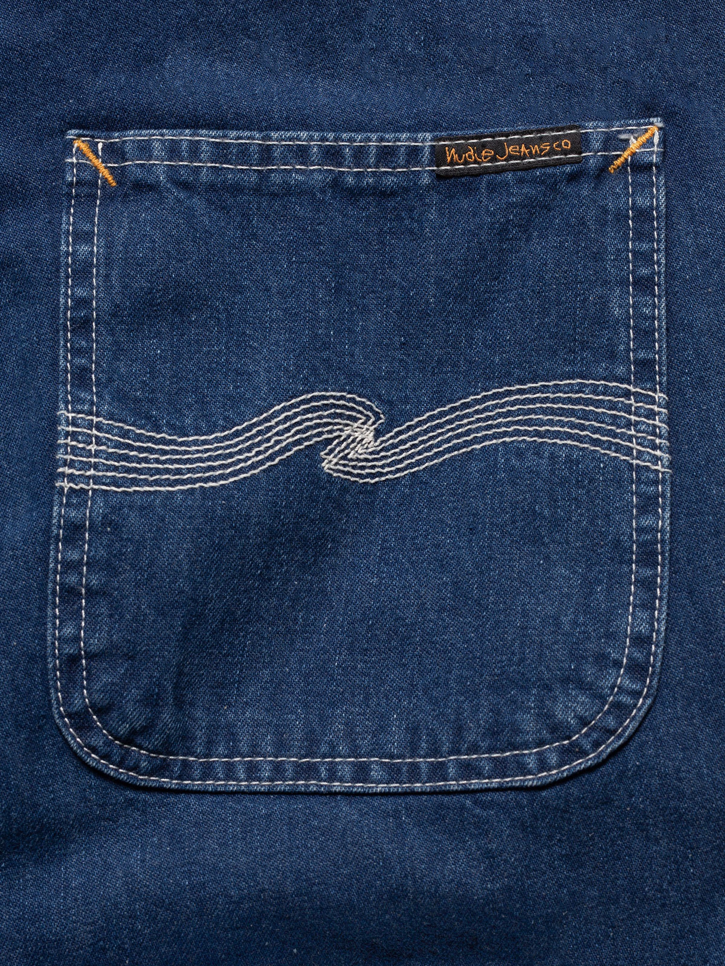 ASTRID DENIM DUNGAREES - UTILITY DENIM