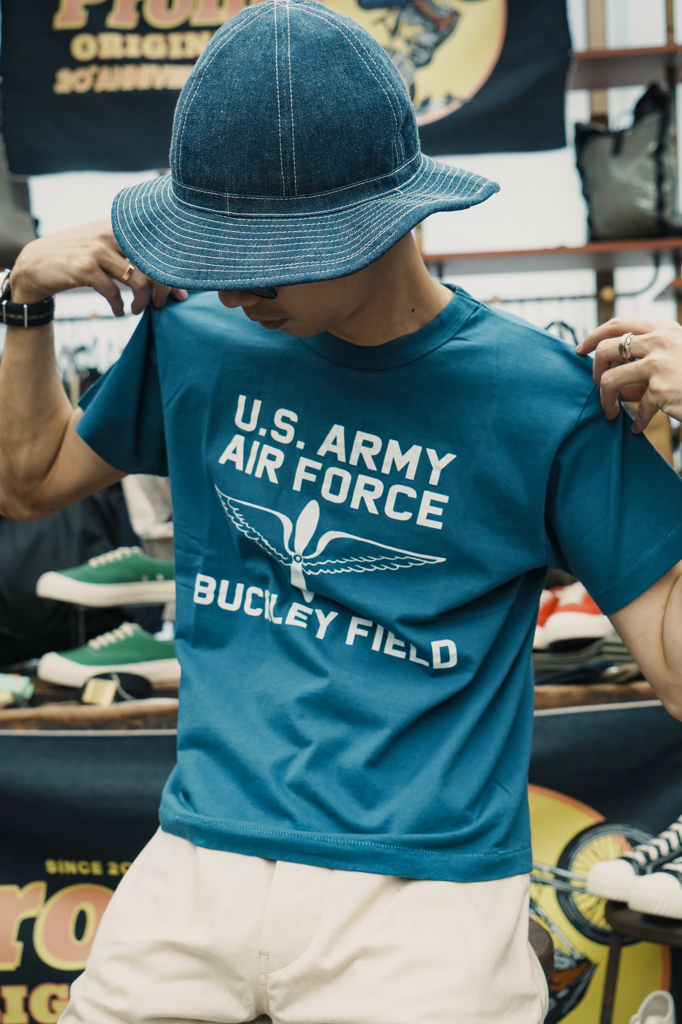 OG Repro Tee - US Army Airfare Buckley Field