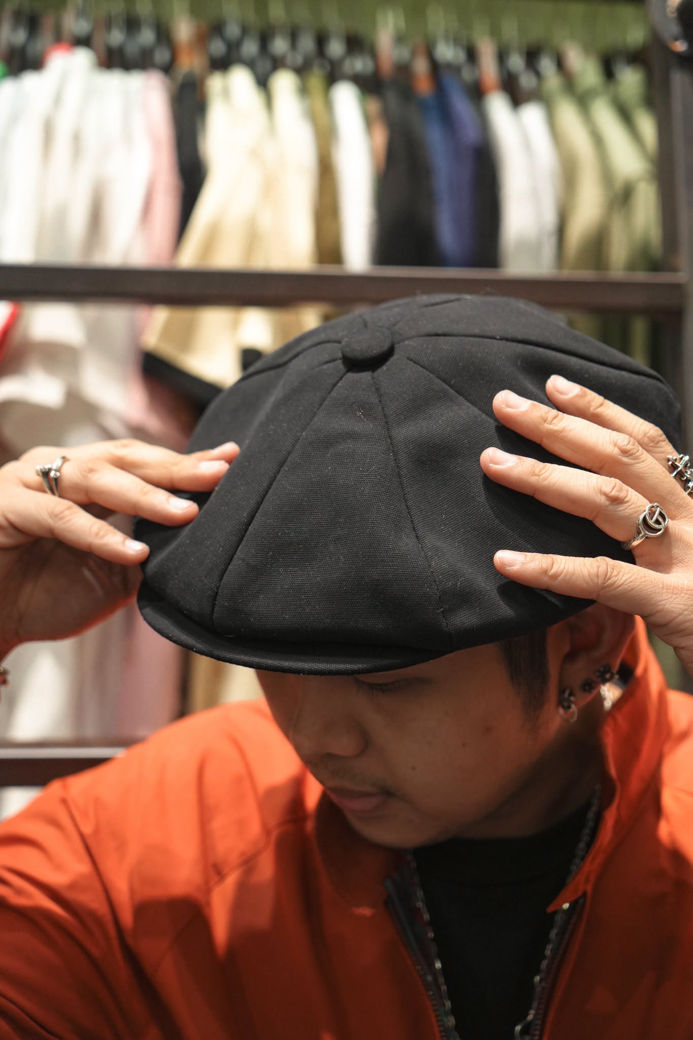 CANVAS NEWSBOY - BLACK