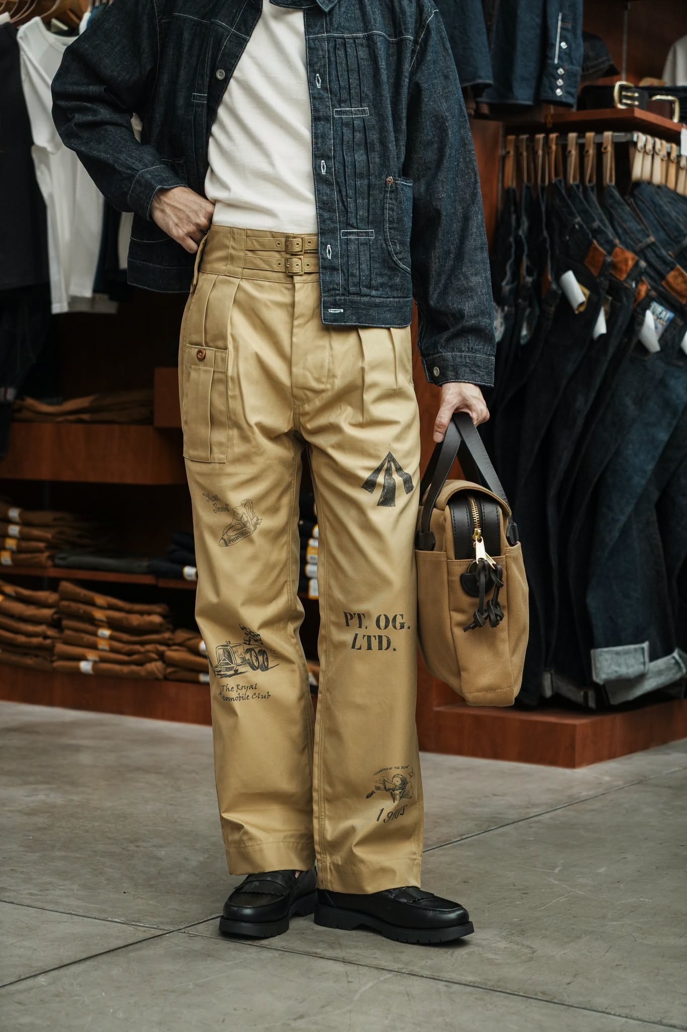 40's British Military Trousers - KHAKI CUSTOM